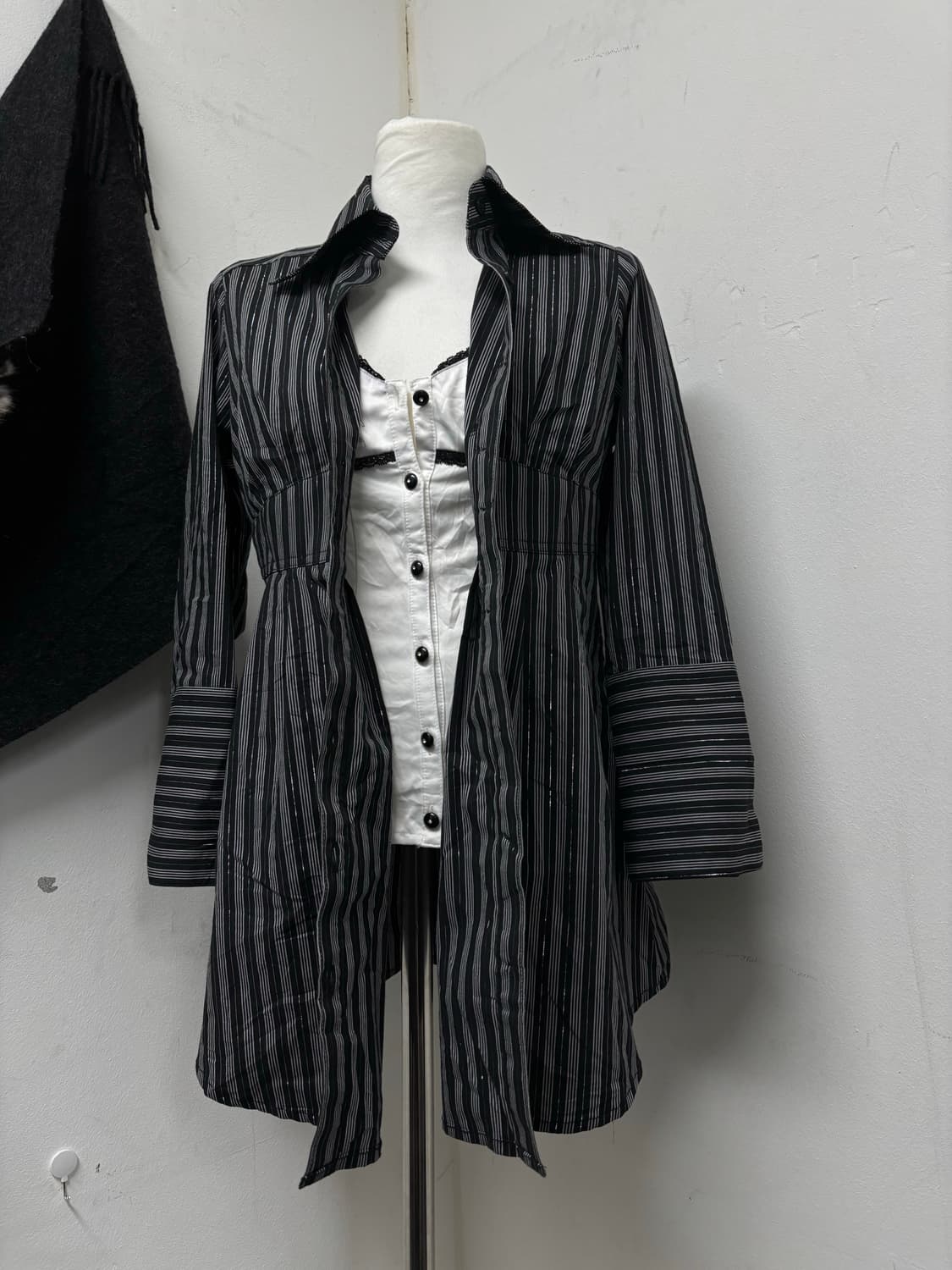 Vintage Glitter Stripe Geek Mood Shirts 상품이미지4