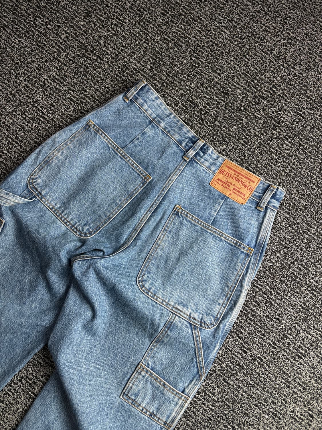 아웃스탠딩 아메카지 카펜터 루즈핏 데님 팬츠 2862 상품이미지6