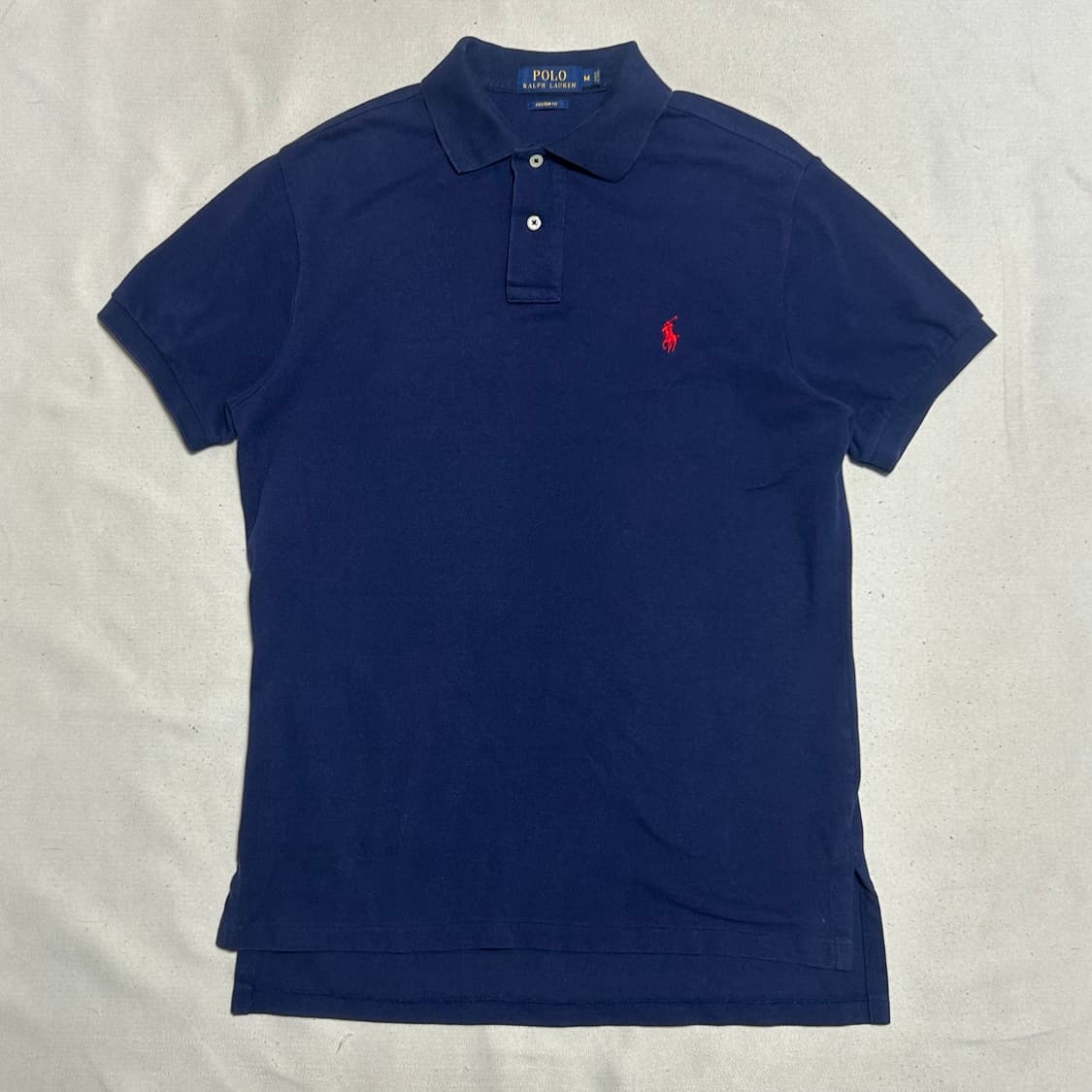 M 폴로랄프로렌 네이비 카라 반팔 티셔츠  상품이미지2