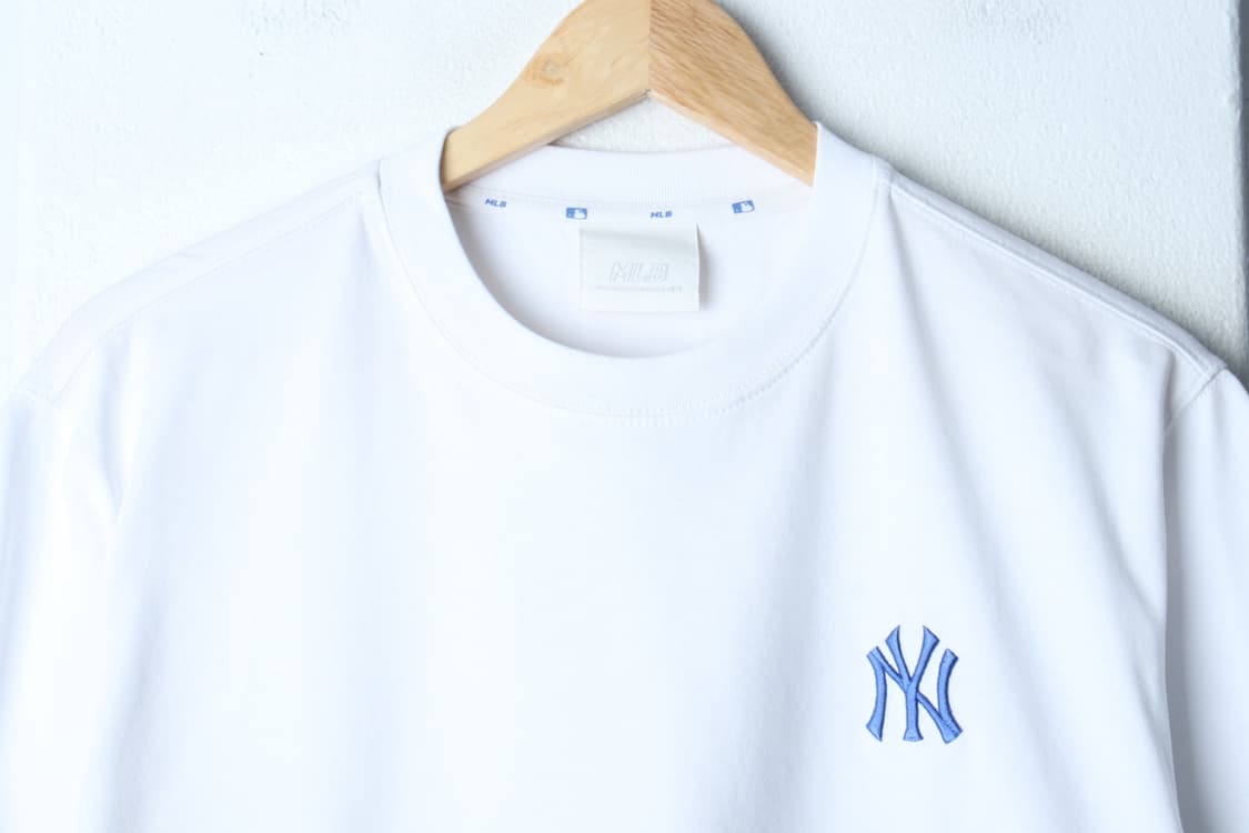 W(XS-S) MLB 엠엘비 반팔 티셔츠 뉴욕양키즈 크롭-H32596 상품이미지3