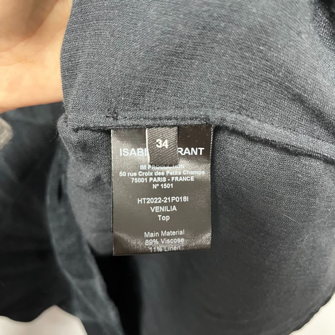 이자벨마랑 비스코스 블라우스 34 상품이미지4