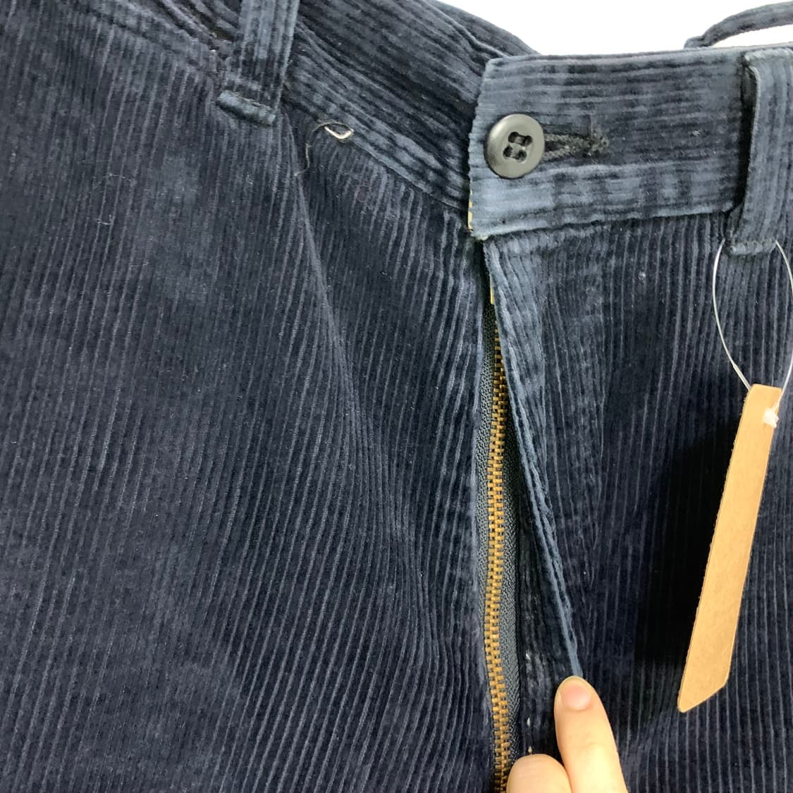 Schott 쇼트 다크 네이비 코듀로이 카펜터 팬츠 와이드 바지 33인치 상품이미지8