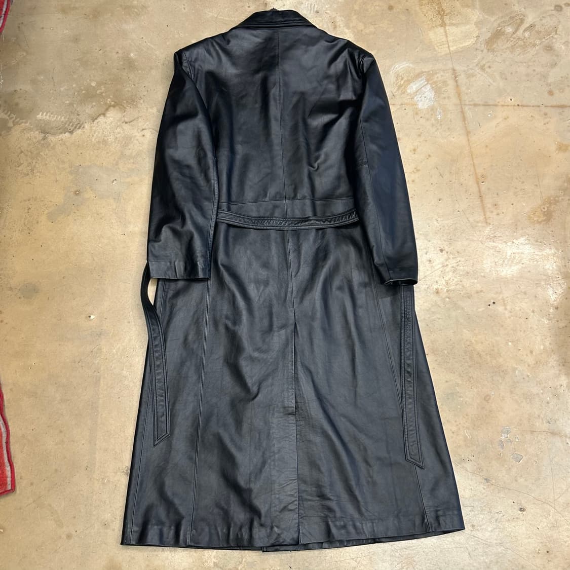 XL vtg 쉽스킨 롱코트 상품이미지3