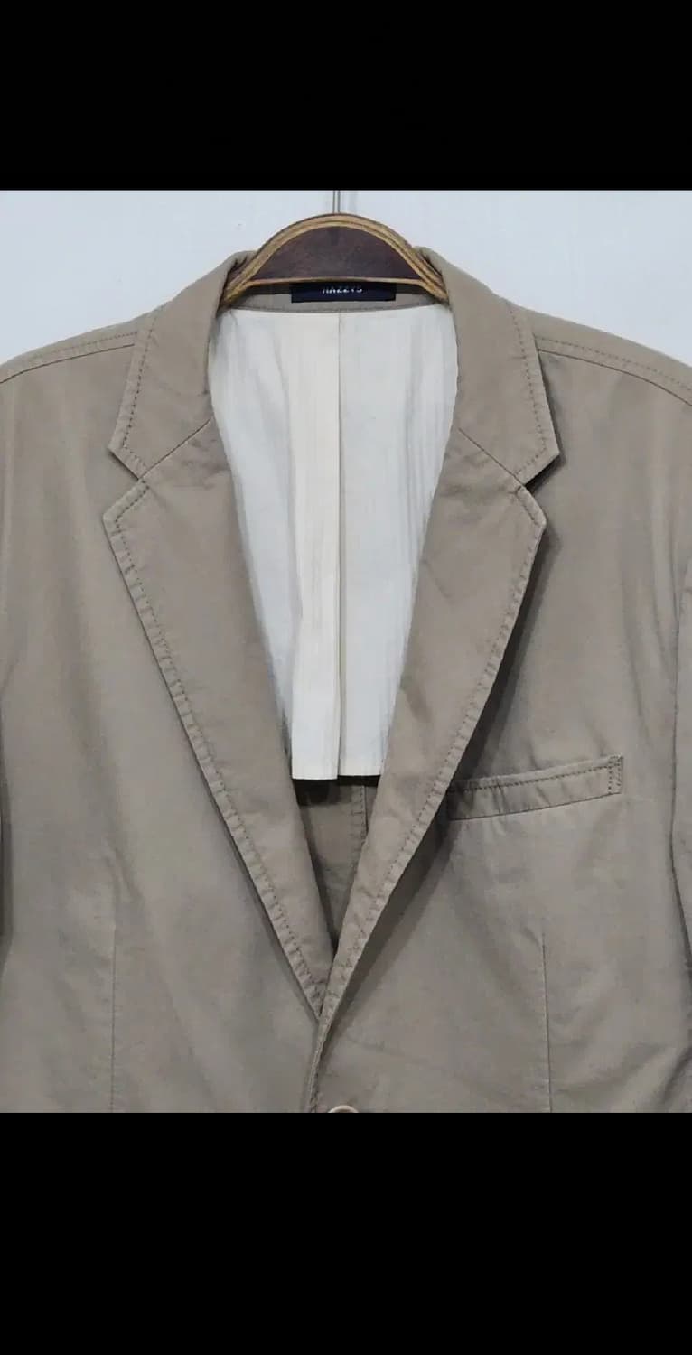 (100) 헤지스 자켓 베이지 싱글 마이 블레이져 캐주얼  상품이미지2