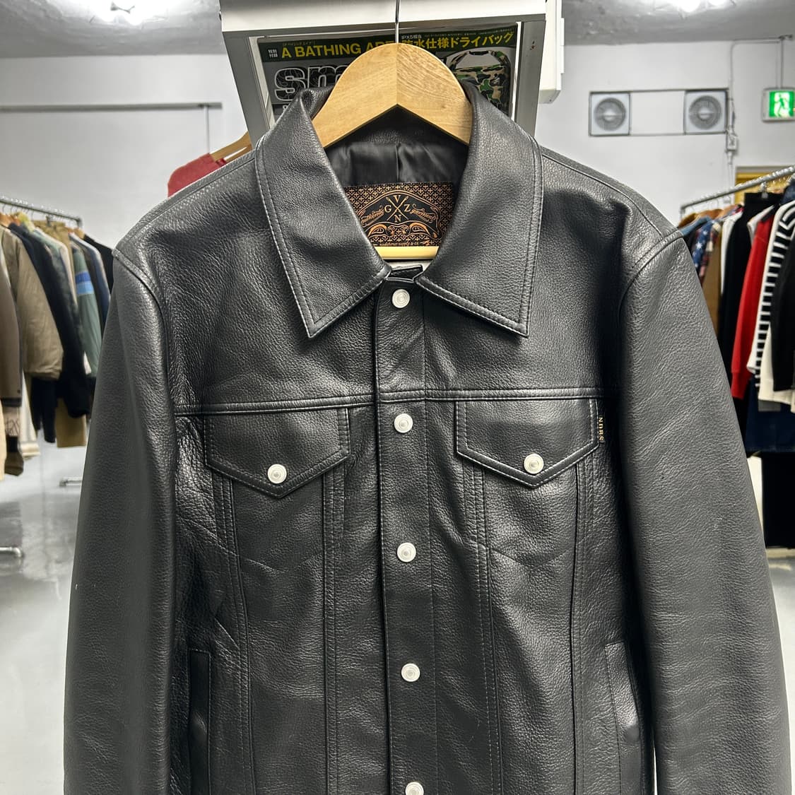 누드본즈 머스탱 레더 자켓 상품이미지3