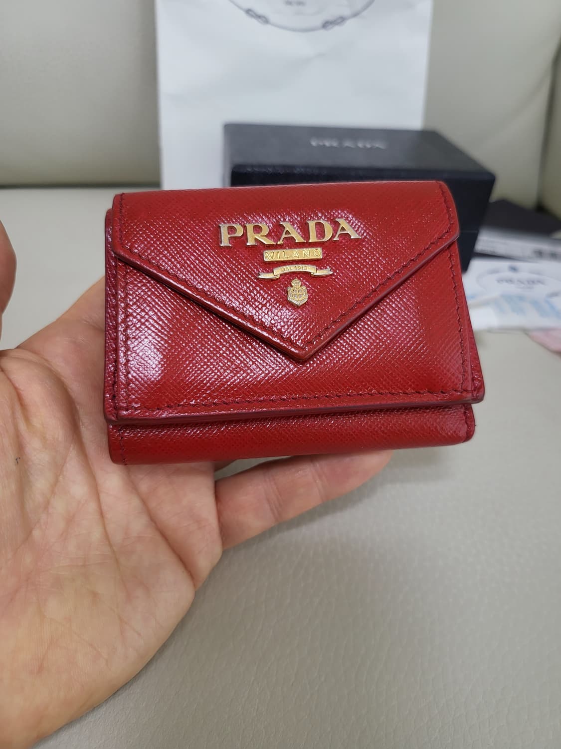 프라다 미니 반지갑  상품이미지2