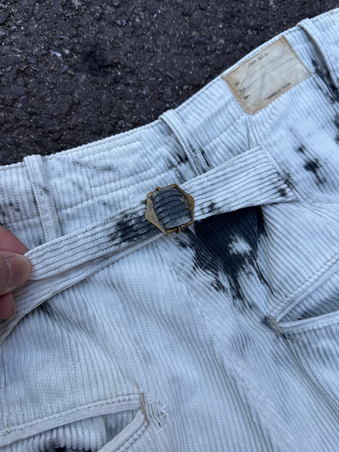 캐피탈 컨트리 타이다이 신치백 코듀로이 팬츠  상품이미지4