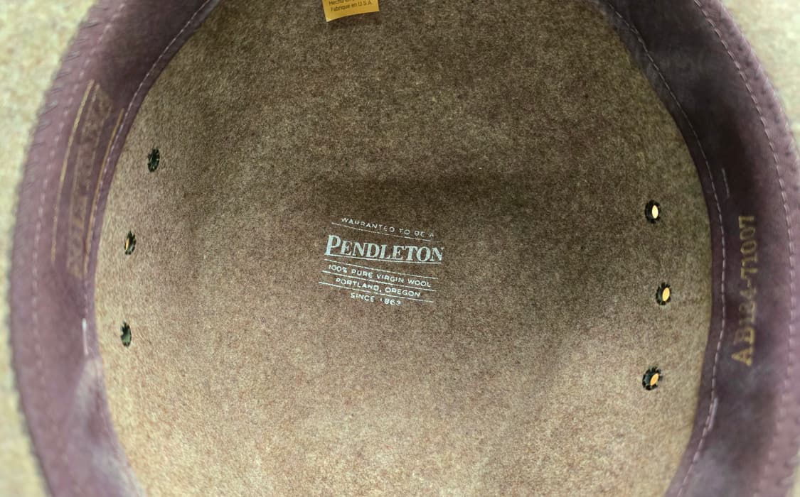 PENDLETON 펜들턴 페도라 햇 모자 Made In USA 상품이미지3