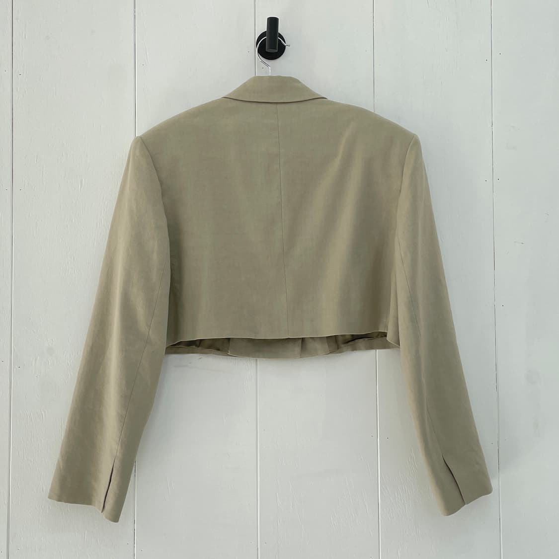 자라(ZARA) 크롭 린넨 블레이저 자켓 상품이미지3