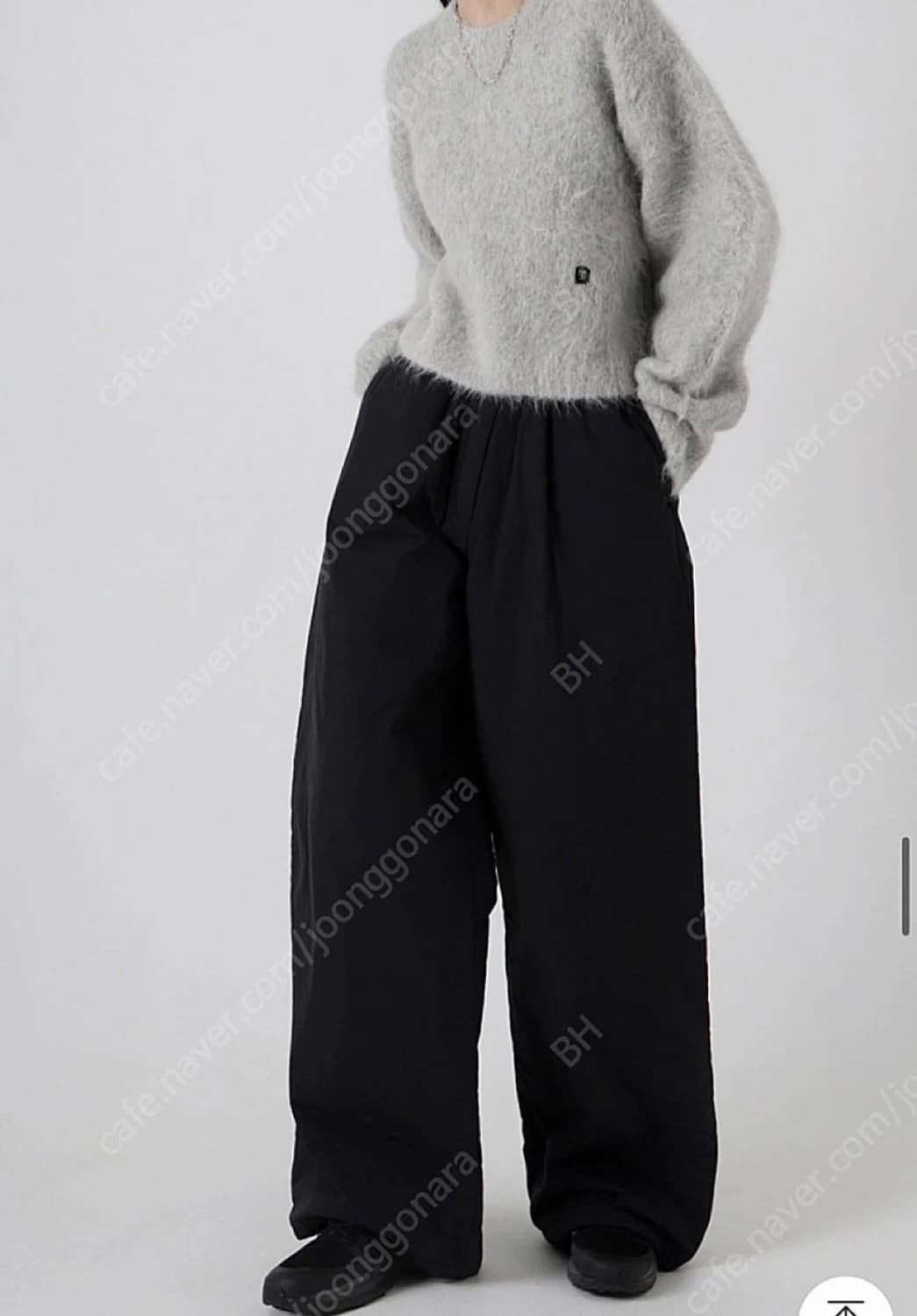 트리밍버드 패디드 팬츠 차콜 상품이미지1