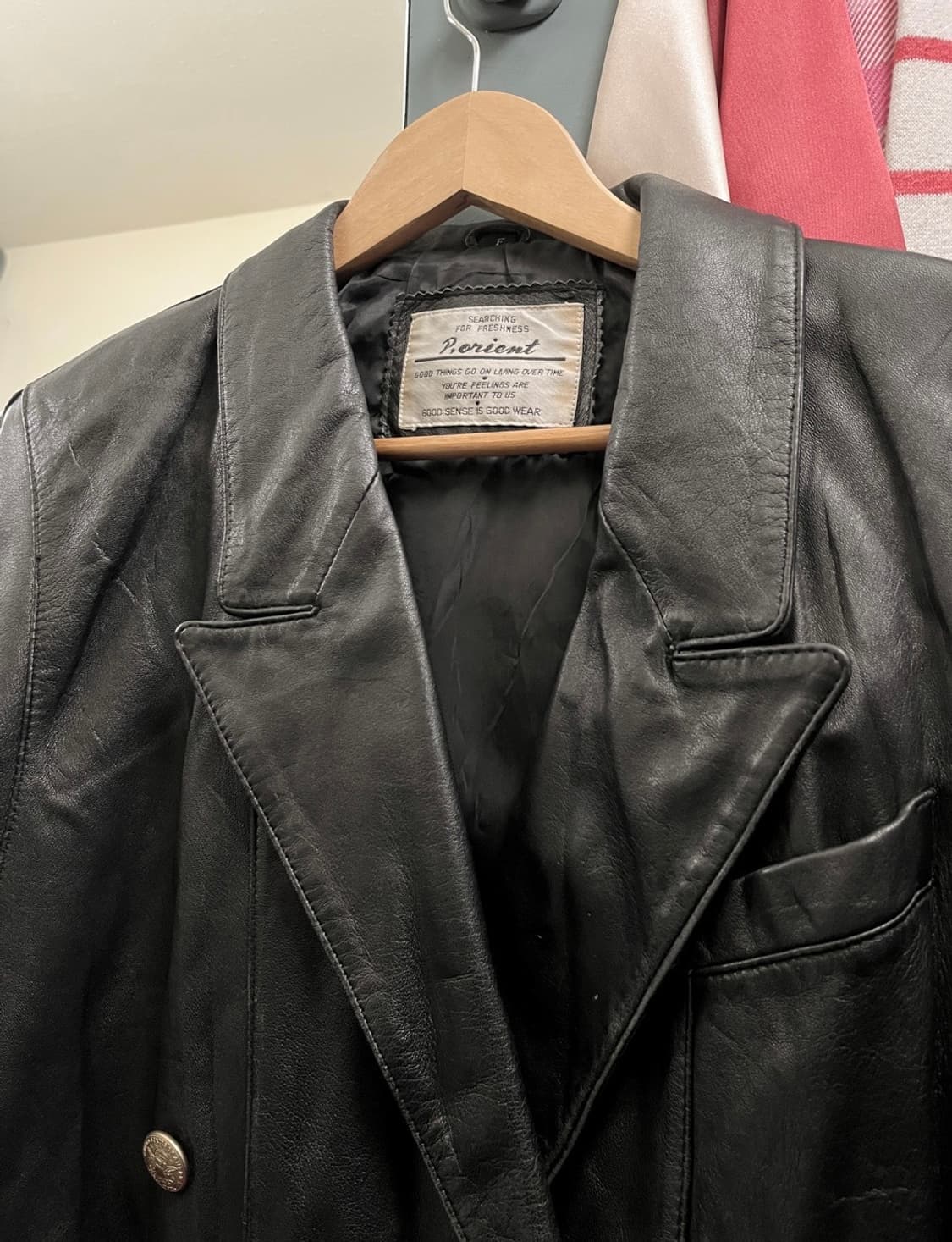 DOUBLE LEATHER COAT 상품이미지3