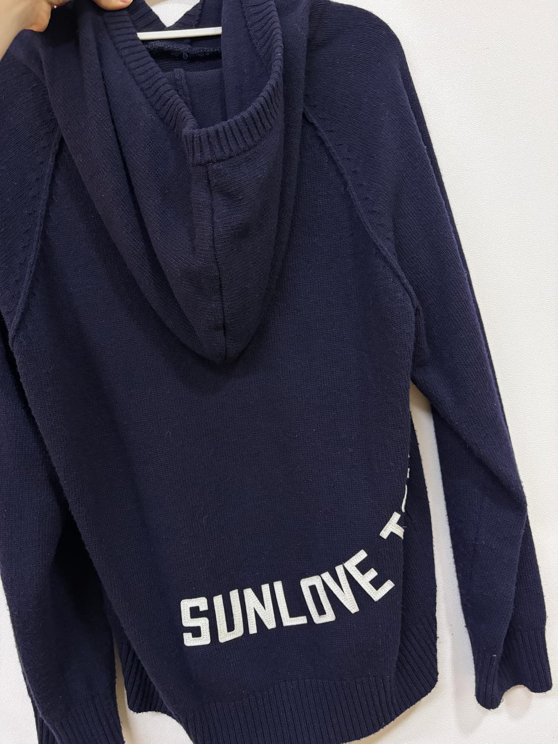 썬러브 니트 후디 상품이미지2