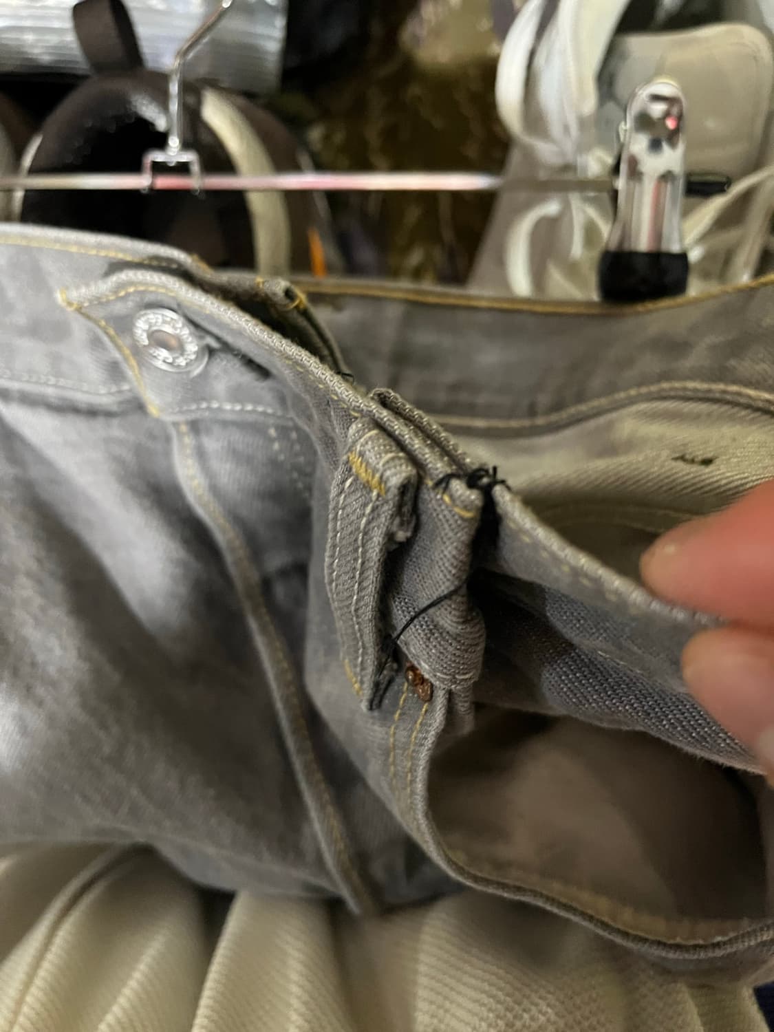 LEVI’S 501 GREY DENIM (Tag W40 / Fits W3 상품이미지7