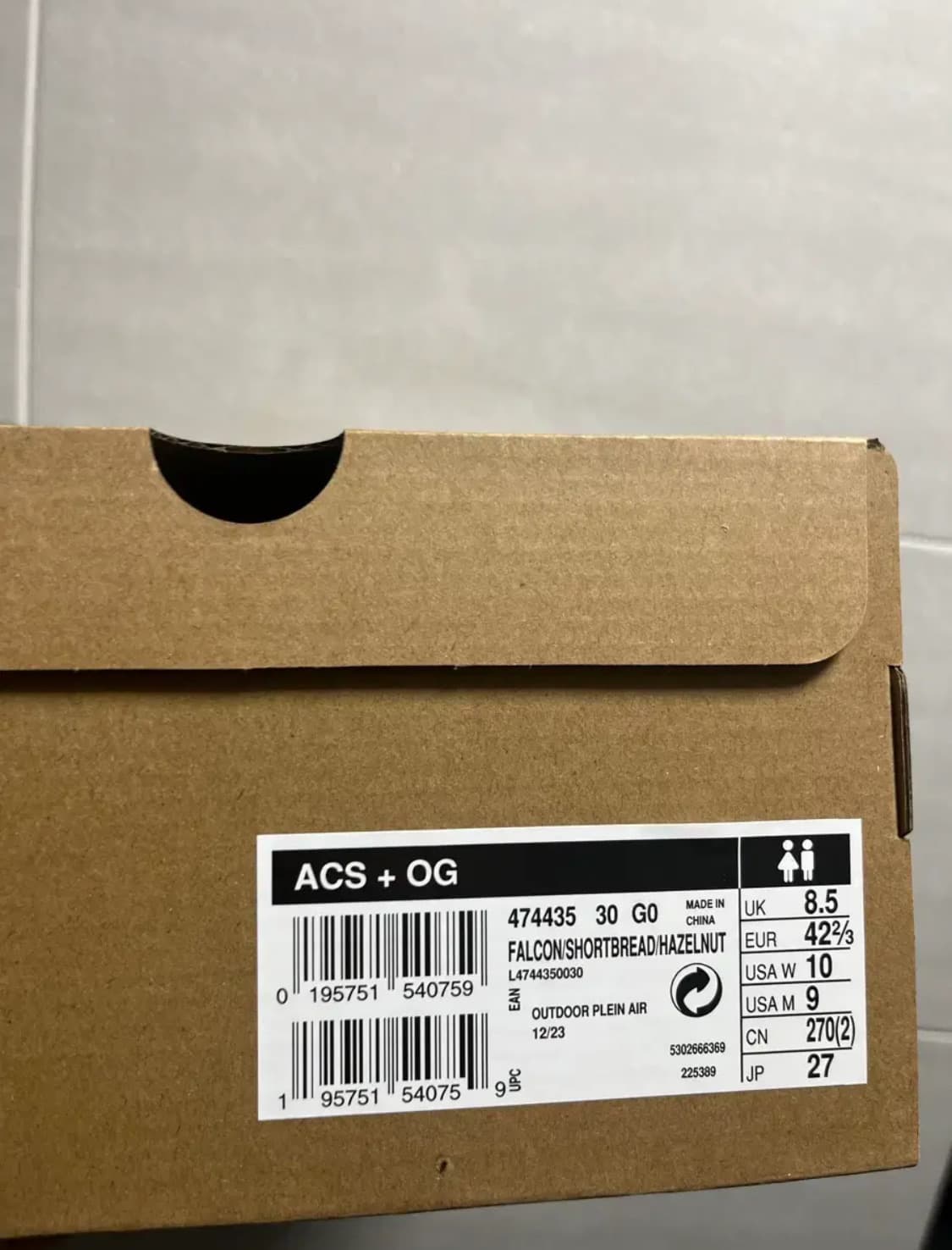 살로몬 acs+ og 팔콘:숏브레드:헤이즐넛 상품이미지4