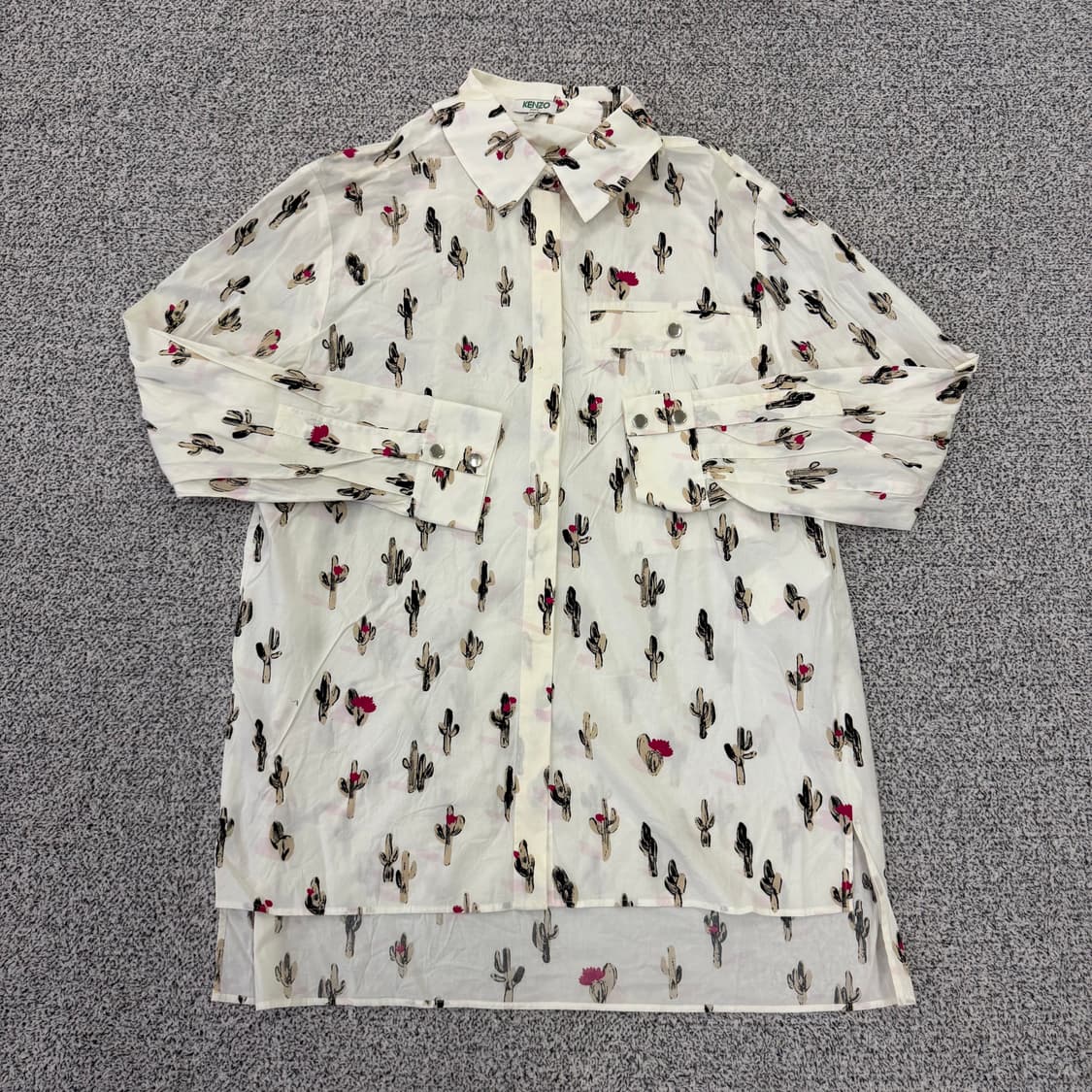 38 겐조 여성 패턴 블라우스 셔츠 0130H1 상품이미지1