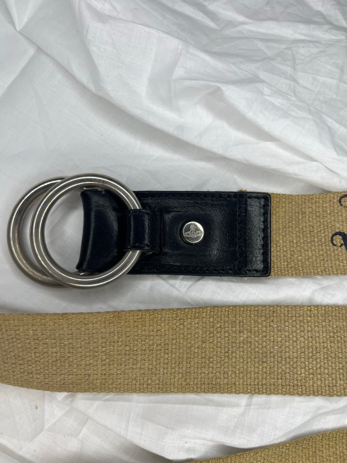 비비안웨스트우드 로고 웨빙 링 벨트 상품이미지3