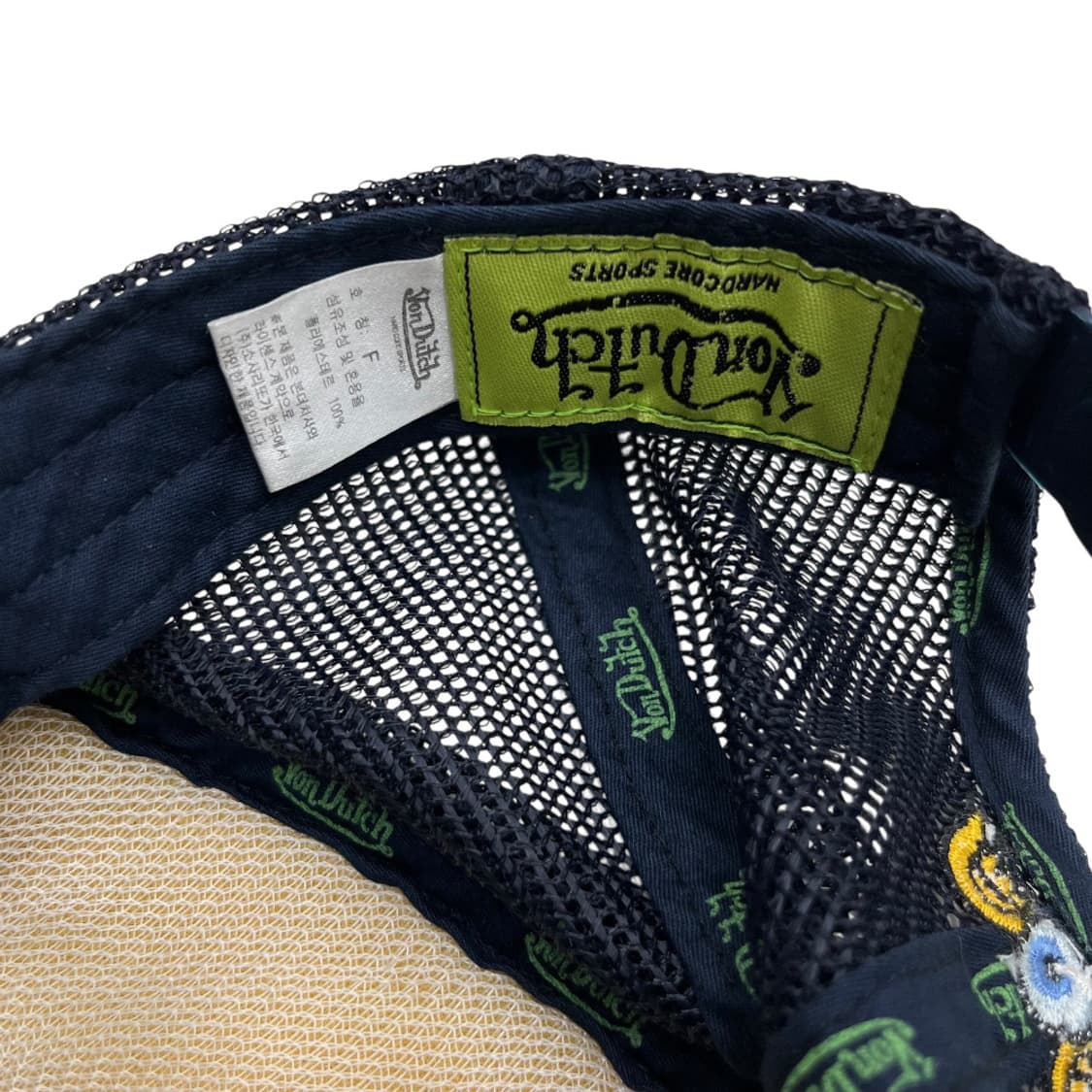 본더치 y2k 레터링 네이비 볼캡 상품이미지9