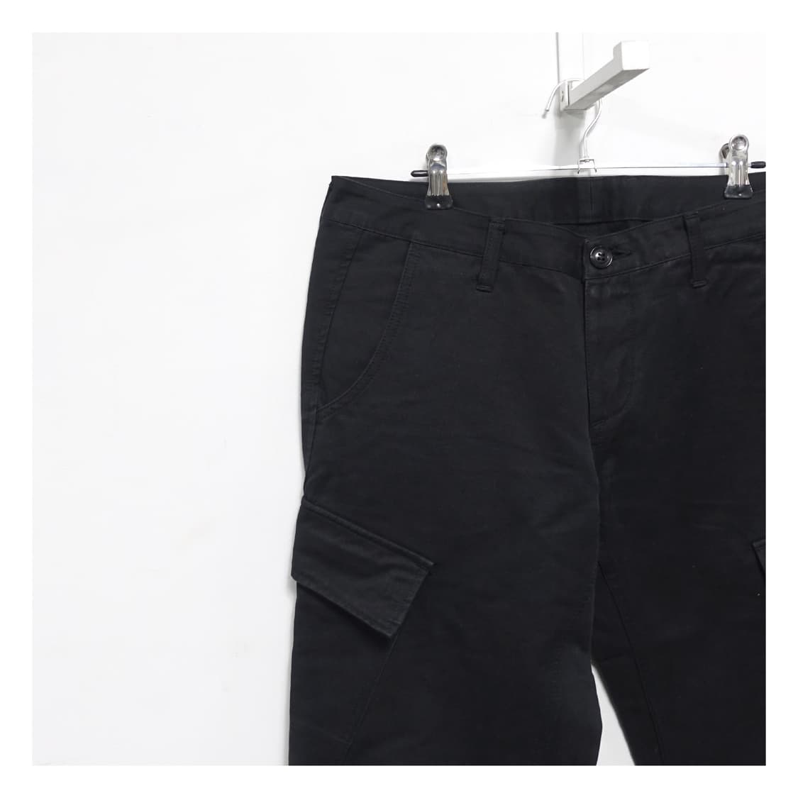 [L] wjk 카고 부츠컷 버튼 헴 코튼 아티잔 팬츠 상품이미지6