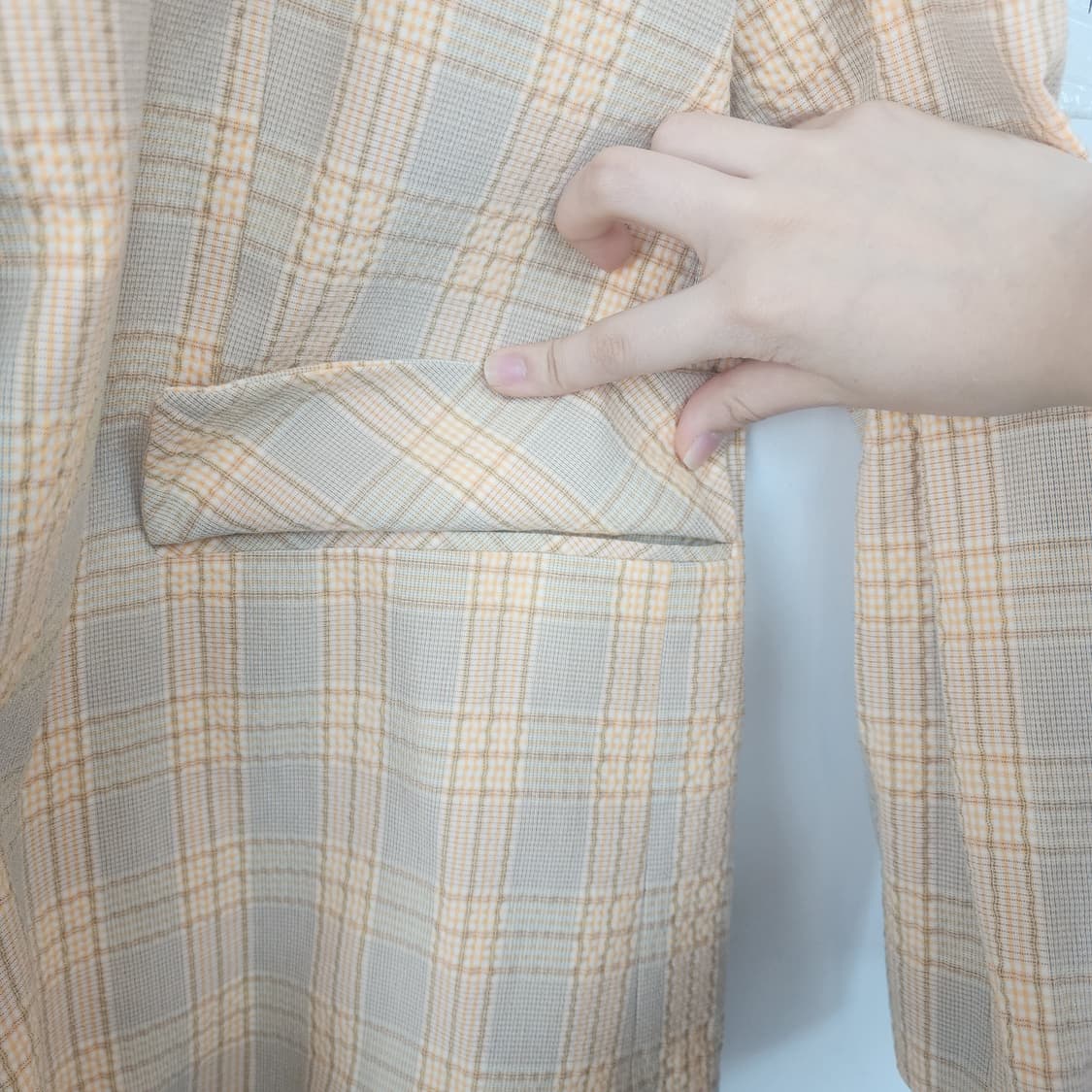 잇미샤 키방 체크 자켓 상품이미지5