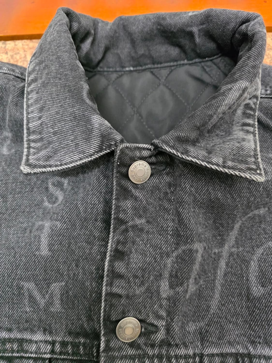 슈프림 x 마틴 로즈 24FW 리버시블 트러커 자켓 워시드 블랙 L 상품이미지2