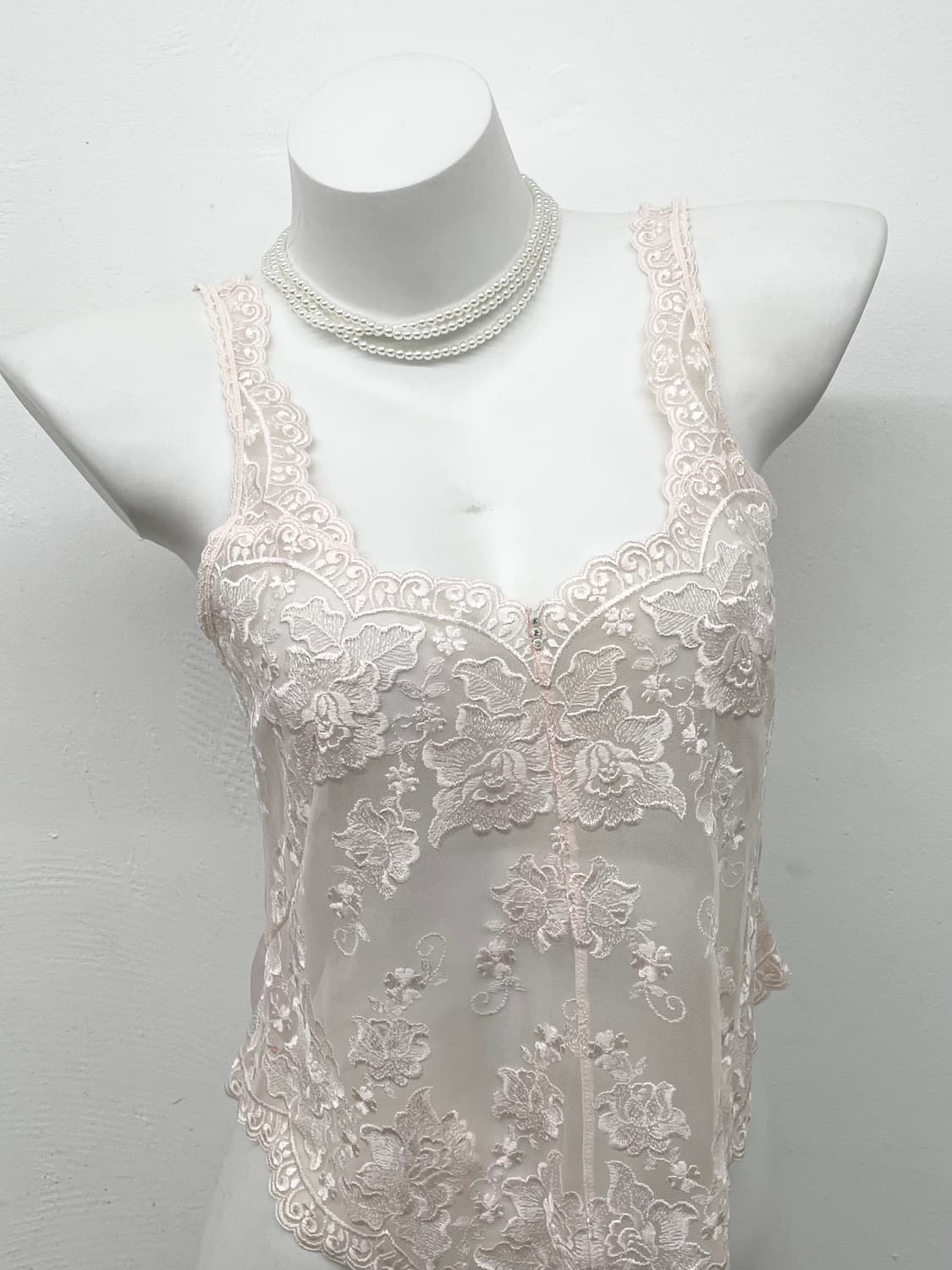 핑크페어리 자수 슬립 상품이미지2