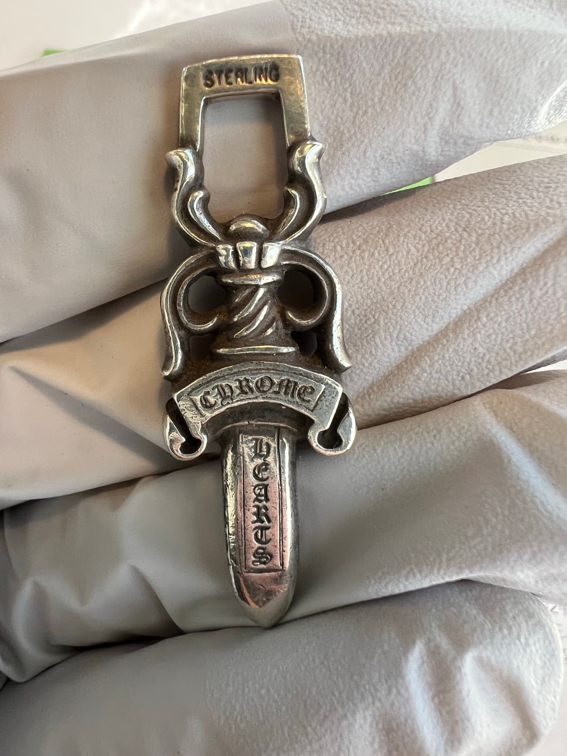 크롬하츠 10대거 펜던트 + 정품 줄 상품이미지6