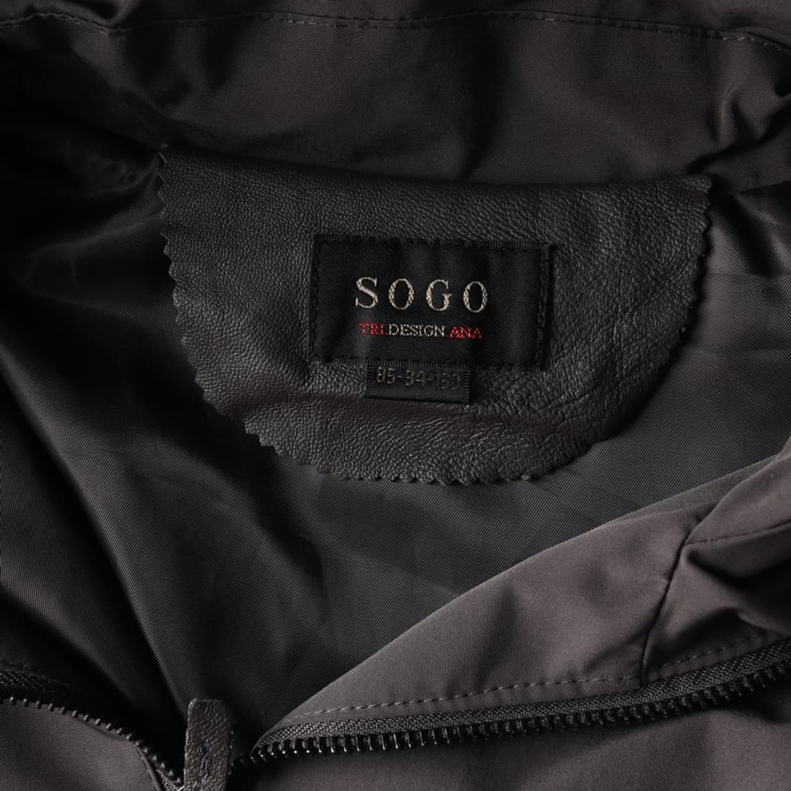 SOGO 양가죽 배색 여성 후드 자켓 상품이미지6