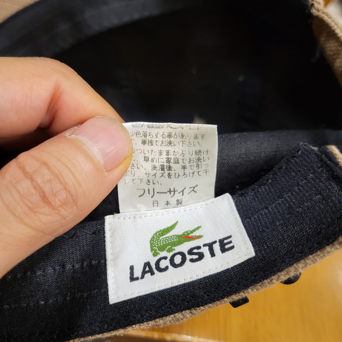 라코스테 모자 made in Japan  상품이미지4