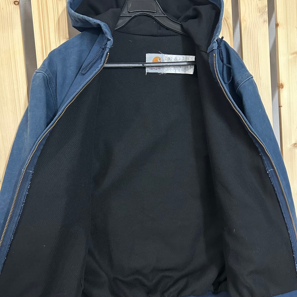 (M) 칼하트 J03NVY 데님 액티브 자켓  상품이미지7