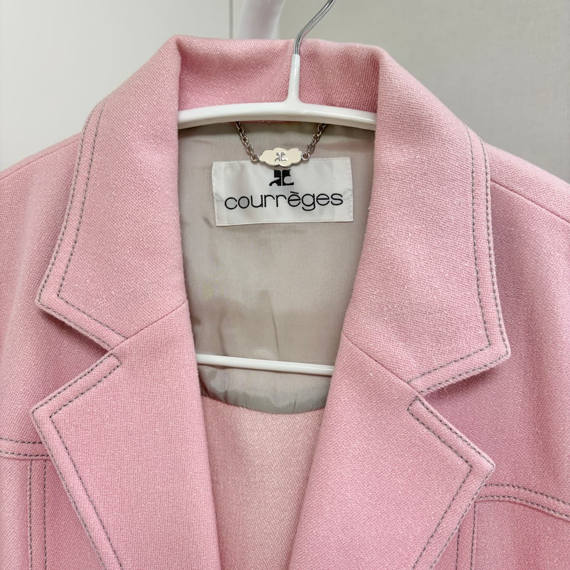 꾸레쥬 핑크 자켓 상품이미지2