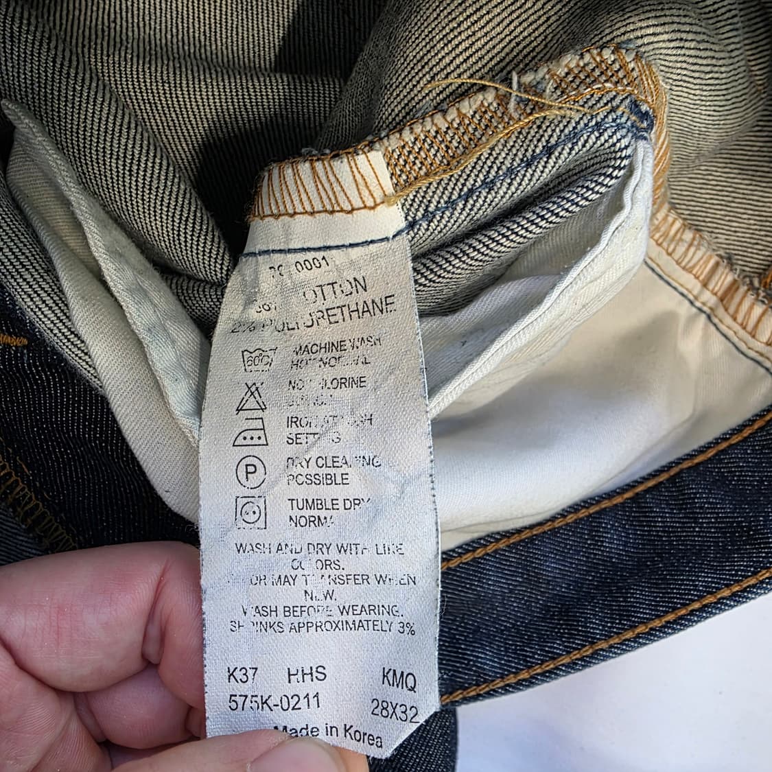 [28X32]리바이스 575K 부츠컷 데님팬츠 상품이미지4