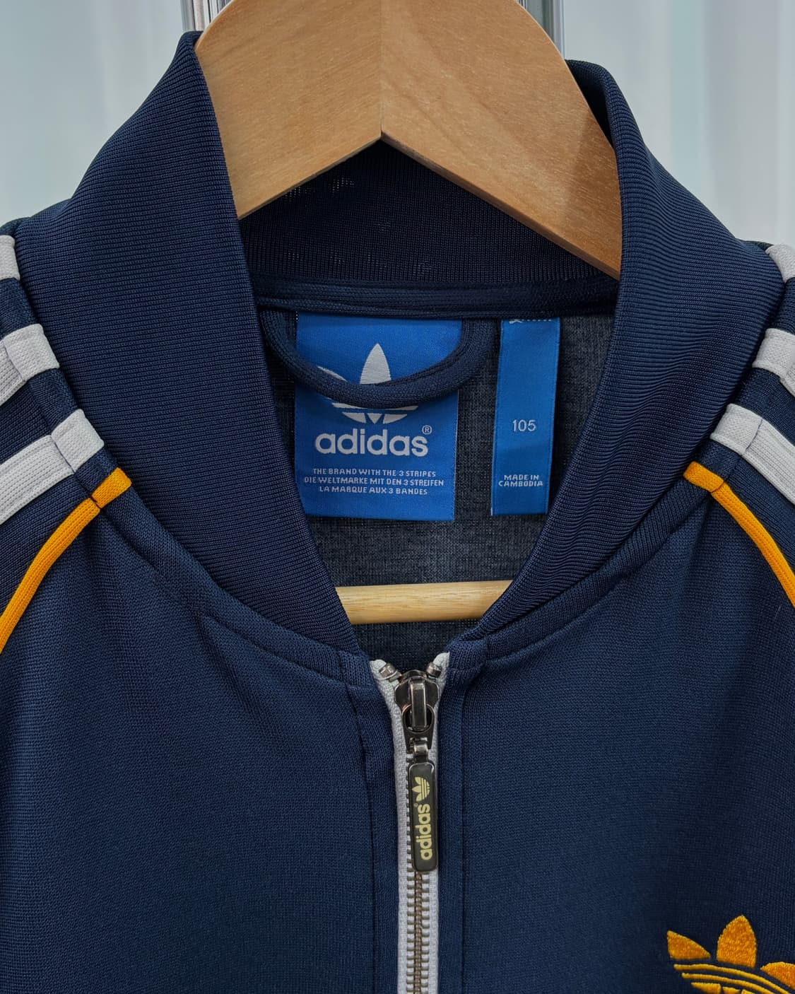 [XL]아디다스 트레포일 SST 네이비 트랙탑 져지 상품이미지6