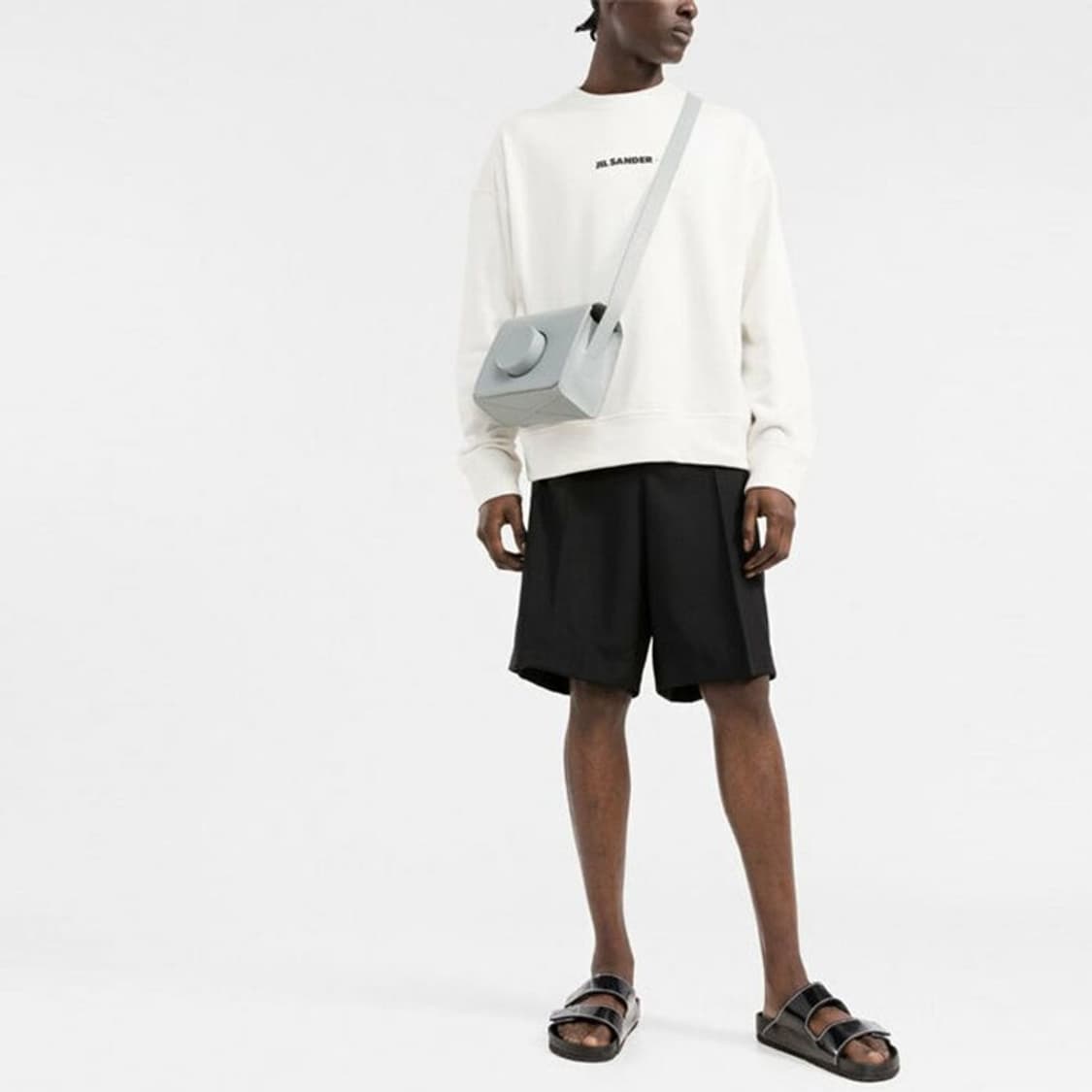 질샌더 로고 화이트 맨투맨 상품이미지6