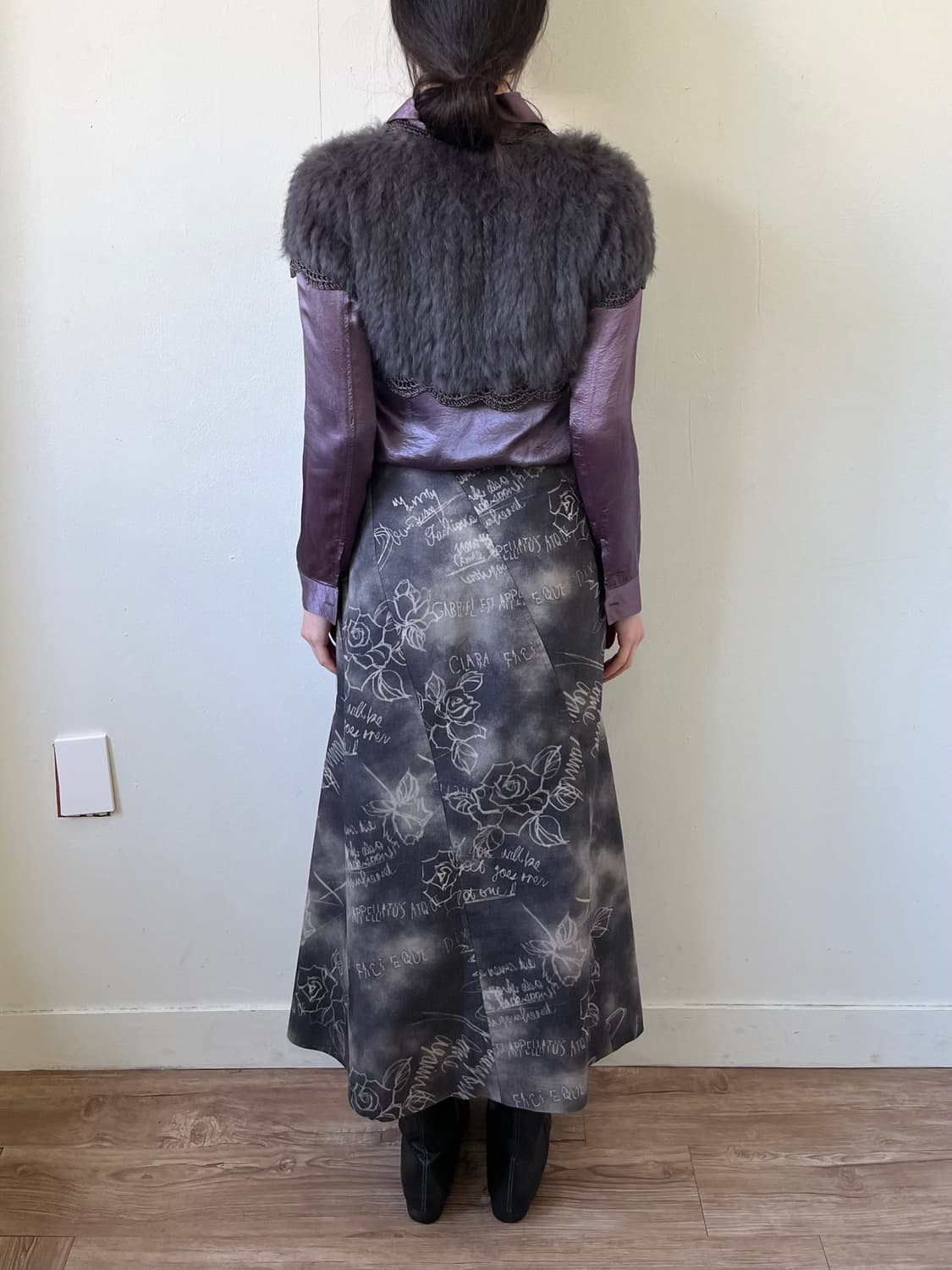 Topyo 드로잉 스커트 상품이미지10