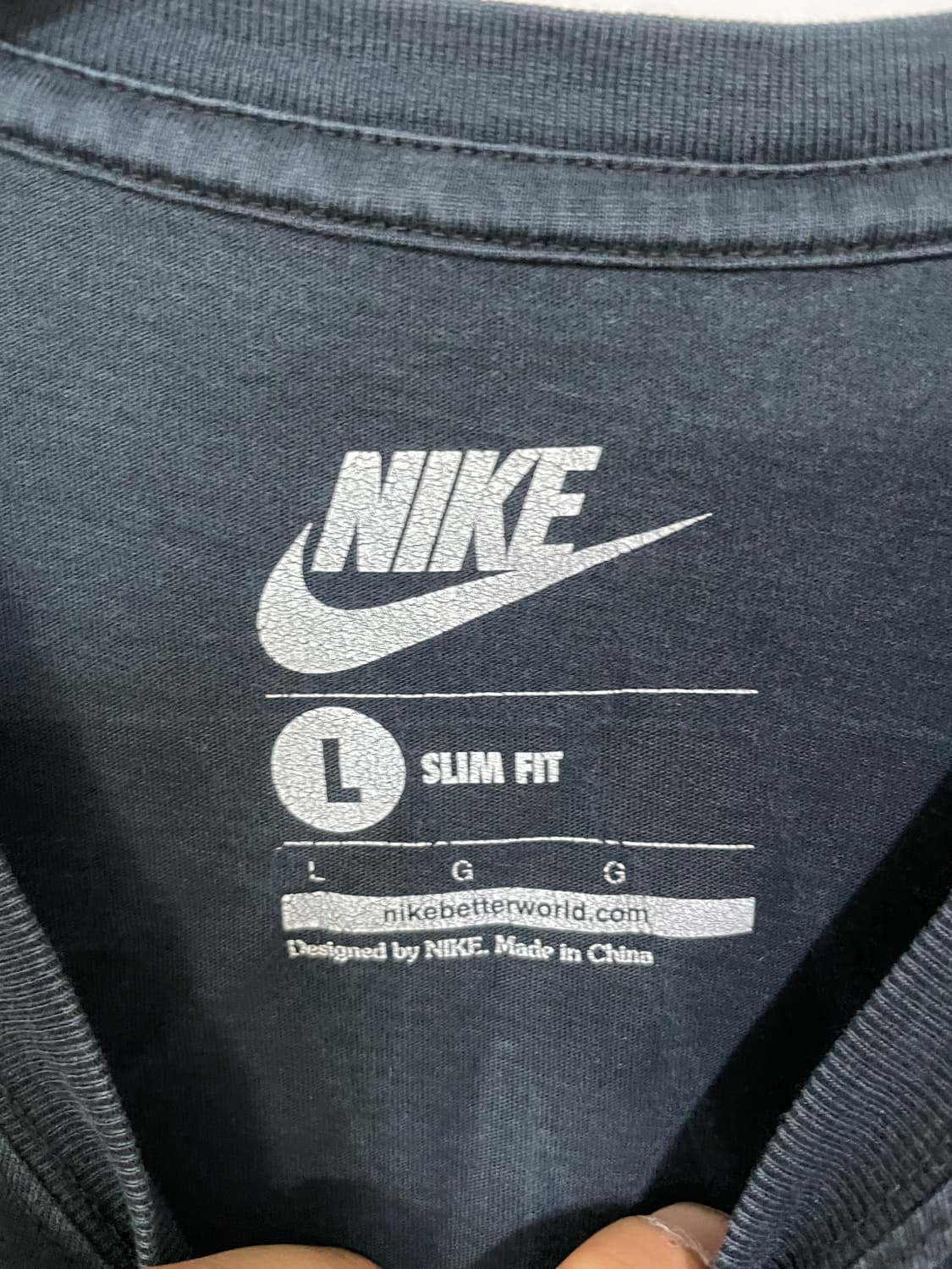 나이키 프린팅 반팔 티셔츠 블랙 상품이미지5