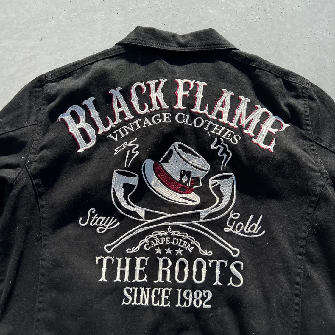 Black Flame 자수 자켓 상품이미지6