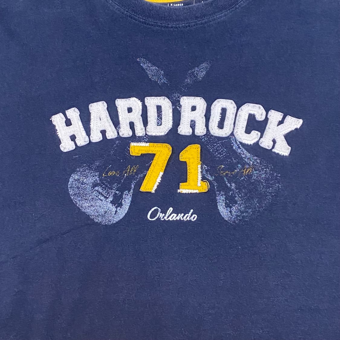 미국 빈티지 하드락 카페 올란도 투어티 락티셔츠 반팔티 상품이미지3