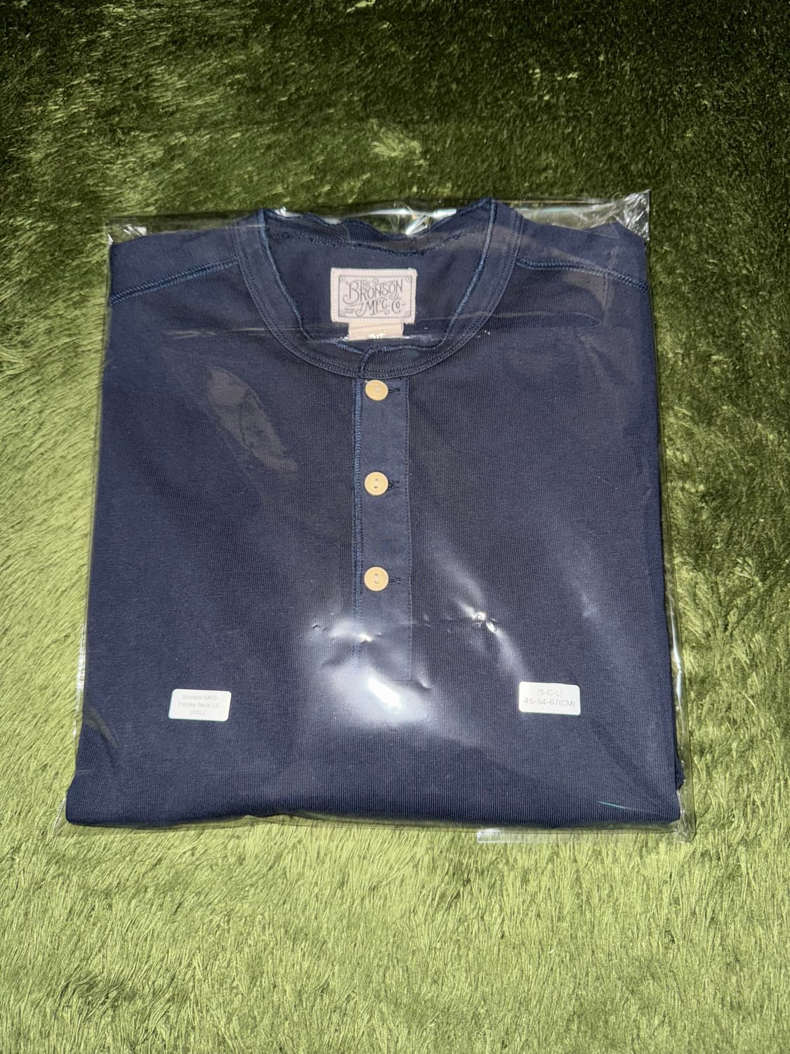 [XXL] BRONSON MFG 브론슨 헨리넥 롱슬리브 네이비 상품이미지10