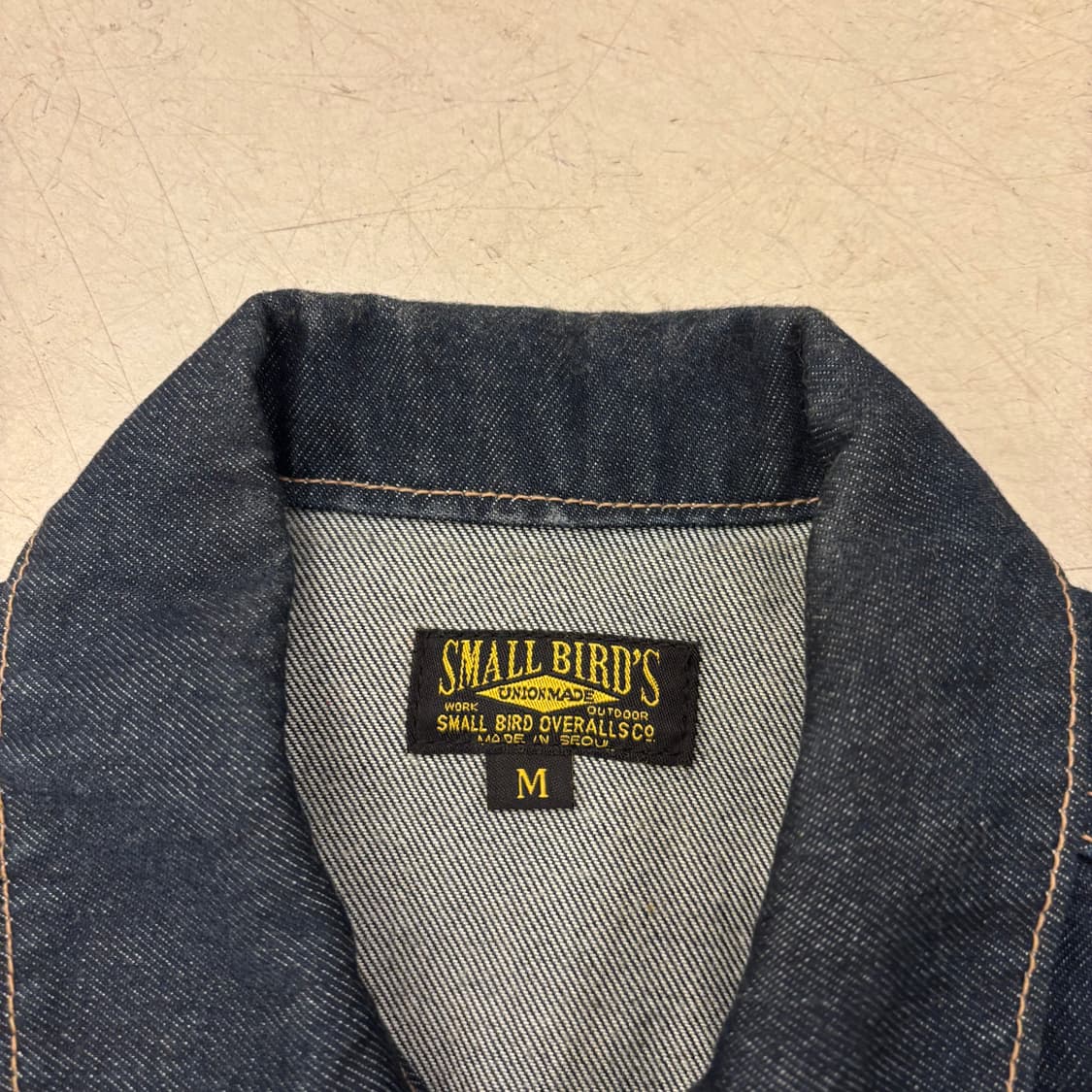 스몰버드 데님 트러커 자켓 상품이미지3