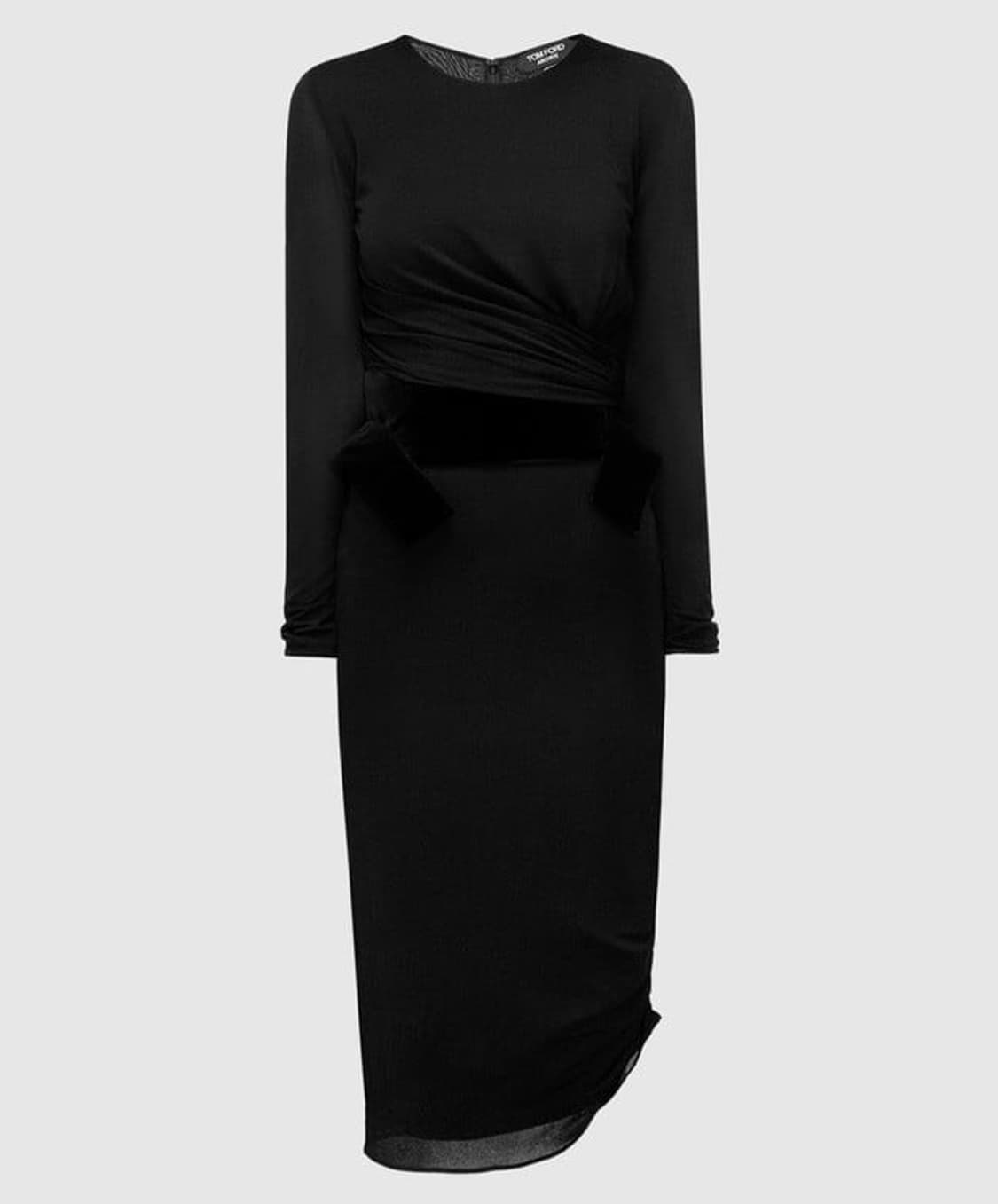 (정품/새상품) TOM FORD 톰 포드 여성 블랙 미니 드레스 상품이미지5