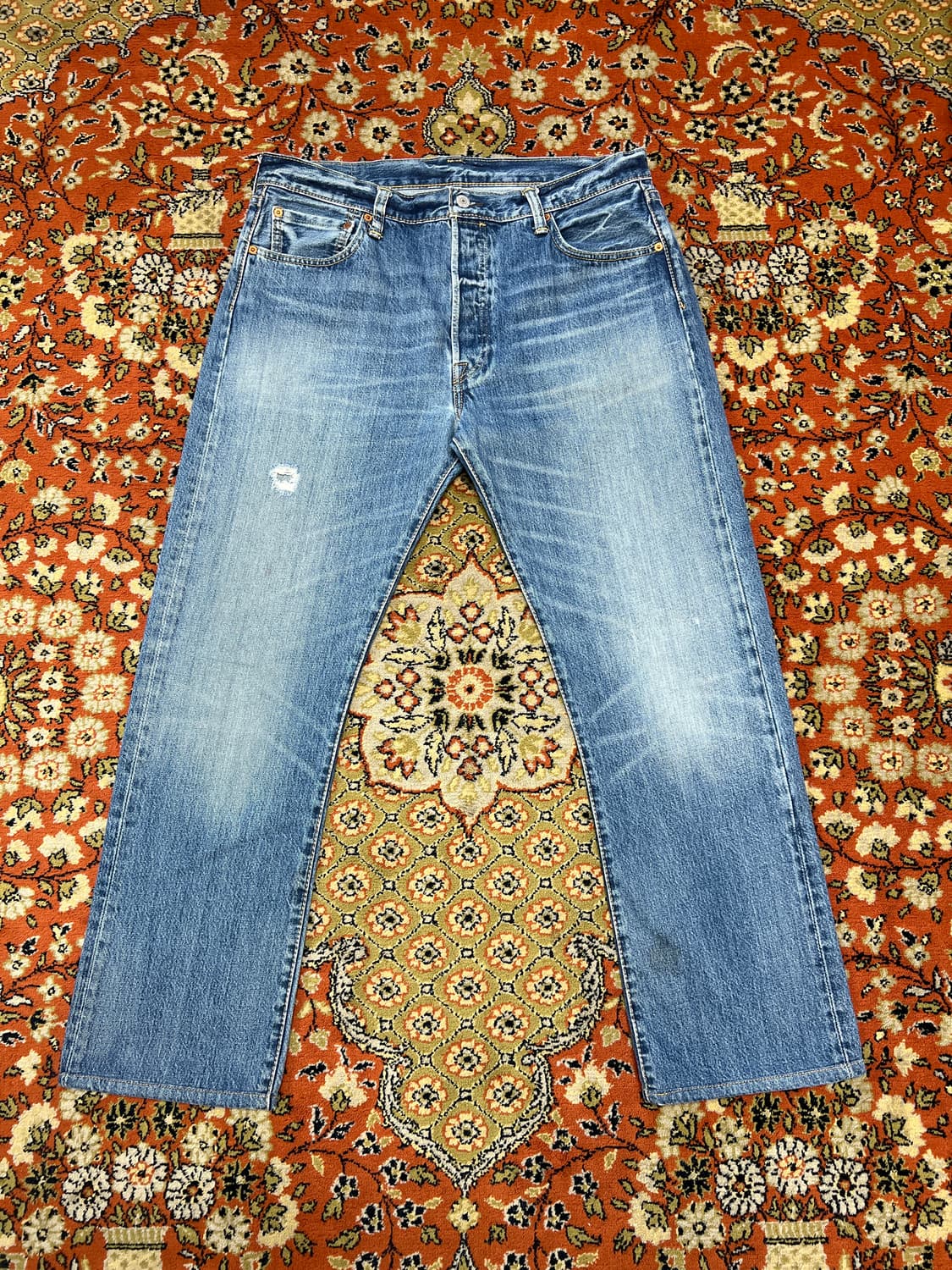 [36] 리바이스 501 빈티지 연청 데님 팬츠 상품이미지1