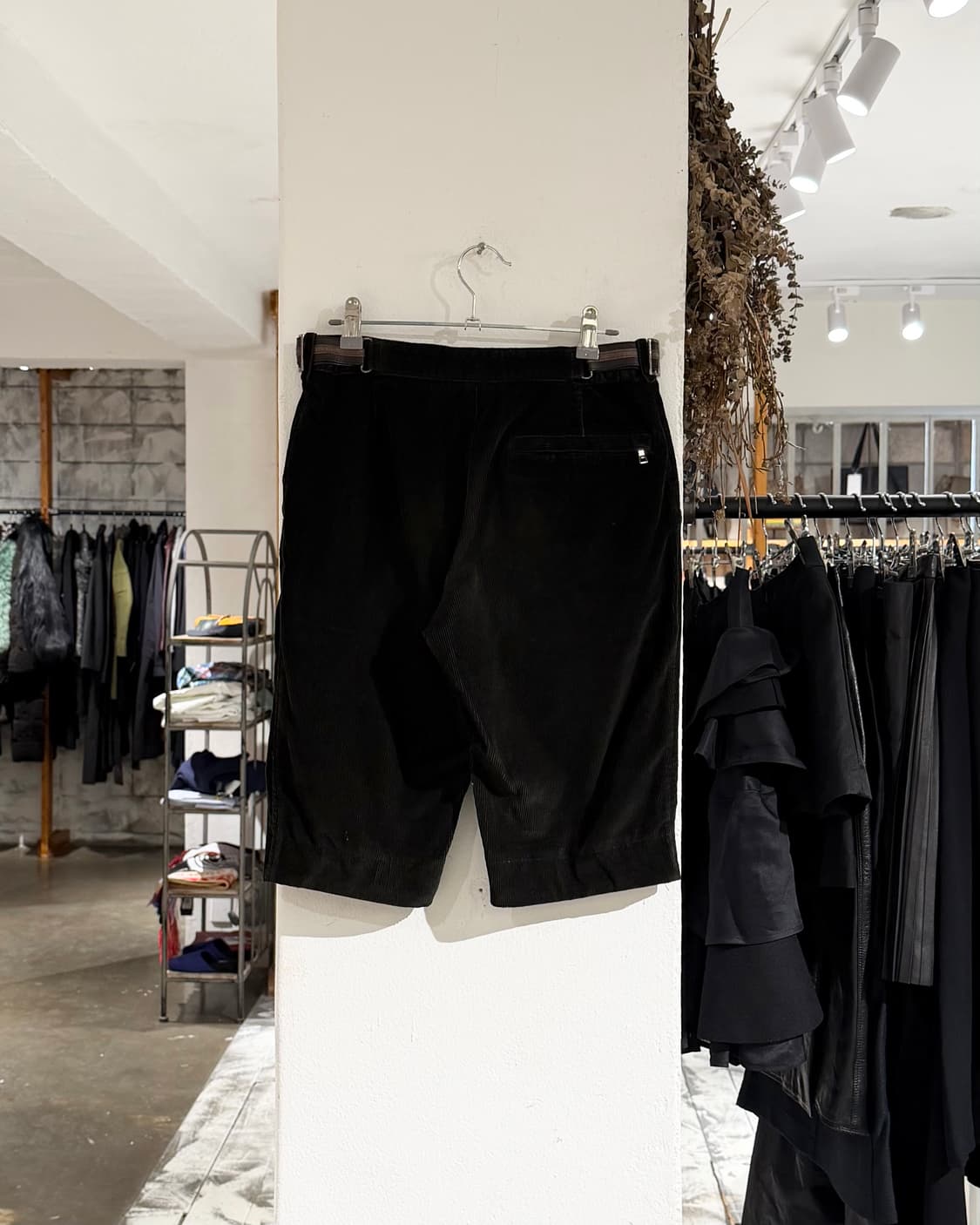 프라다 스포츠 카키 코듀로이 벨티드 숏팬츠 상품이미지6