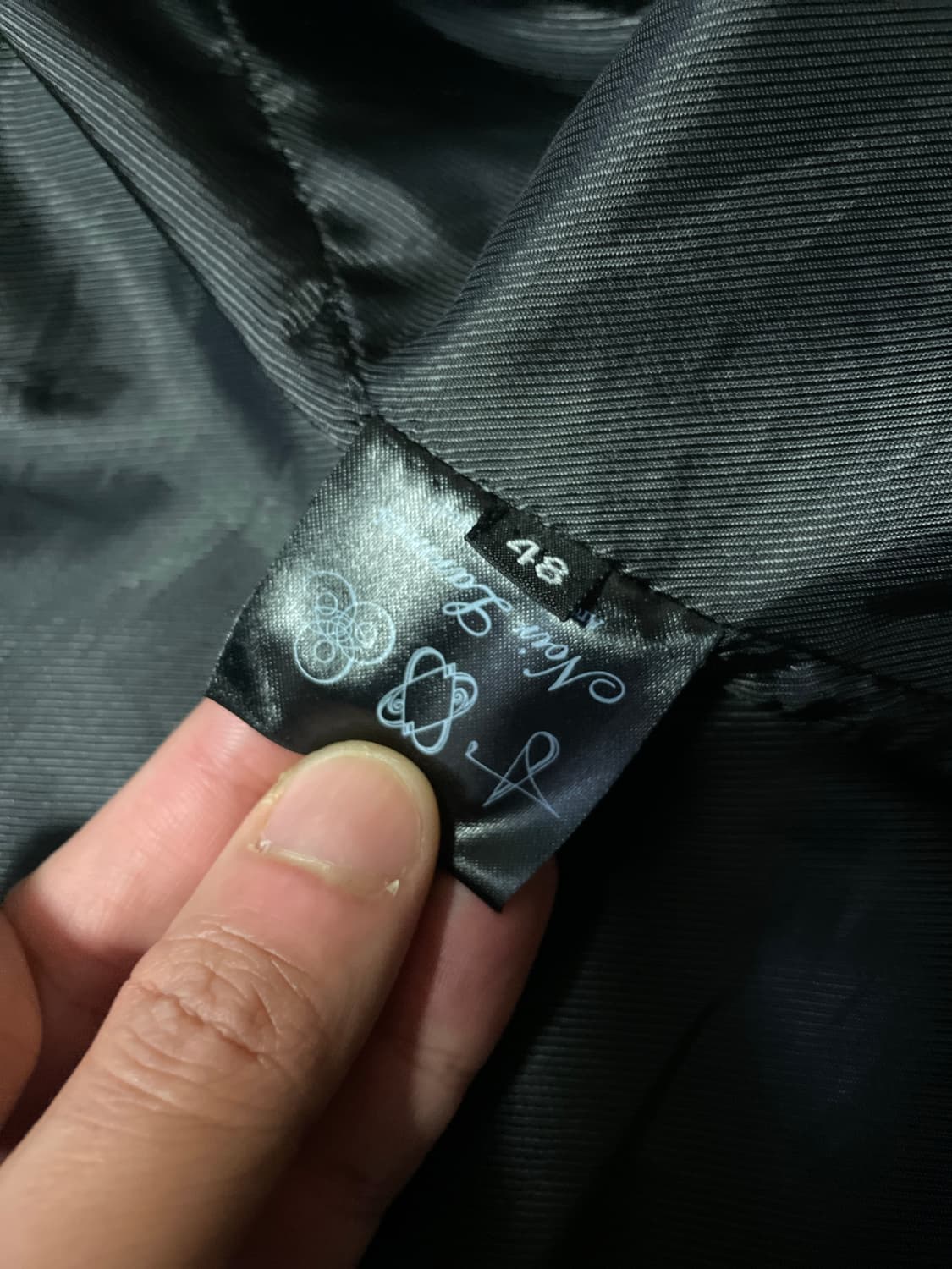 [48] 느와르 라르메스 웨스턴 무드 램스킨 양가죽 바이커 레더 자켓 상품이미지10