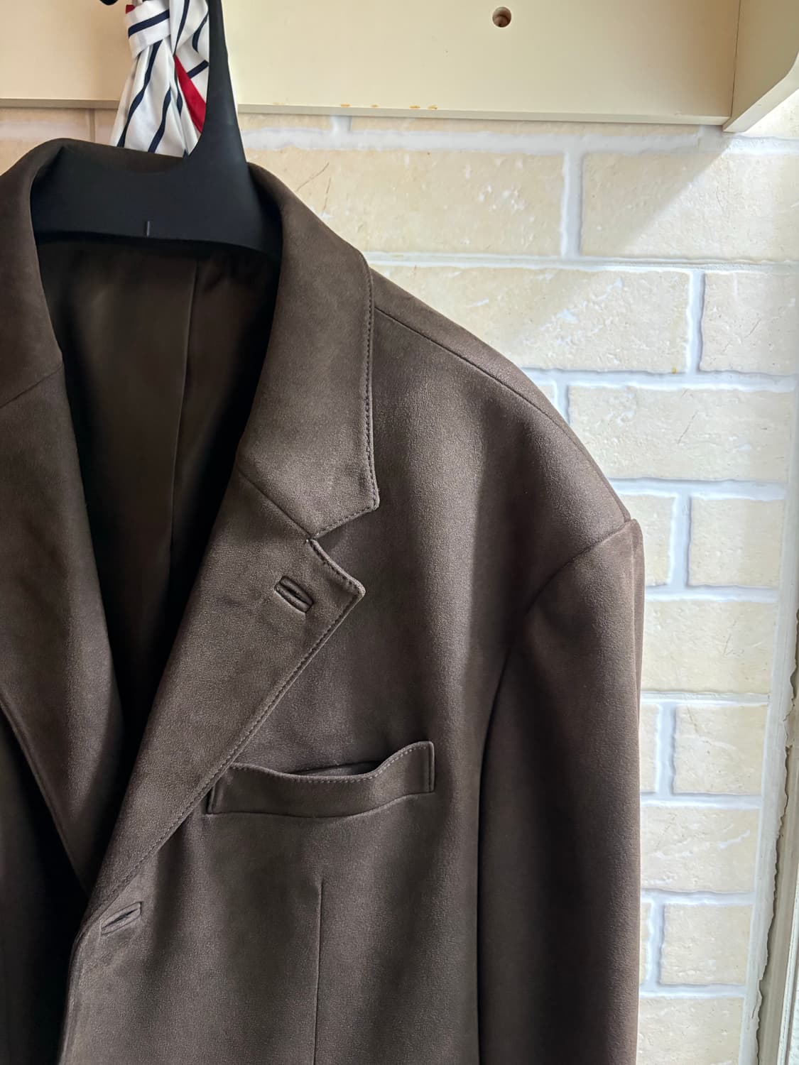 쿠어 - 스웨이드 블레이저 L사이즈 상품이미지5