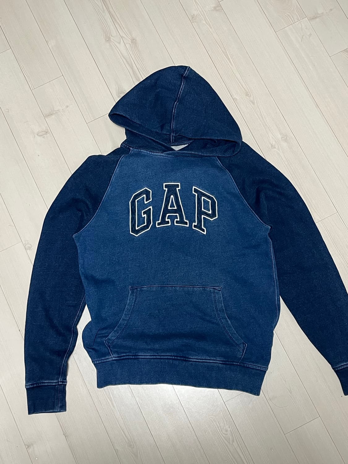 GAP 갭 워싱 데님 후드티 상품이미지1