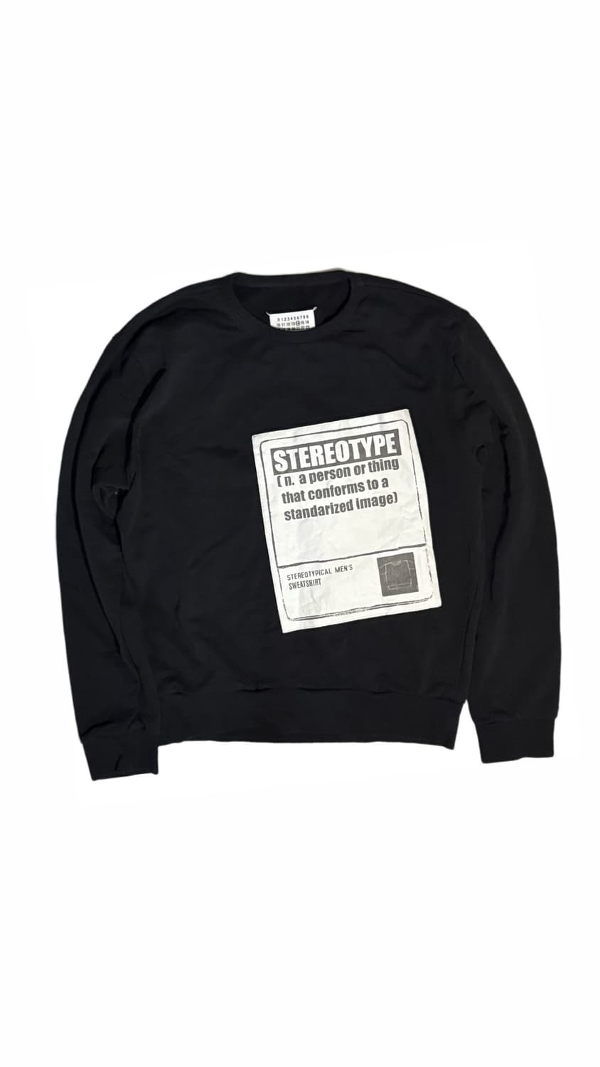Maison Margiela “STEREOTYPE” Sweatshirt 상품이미지1