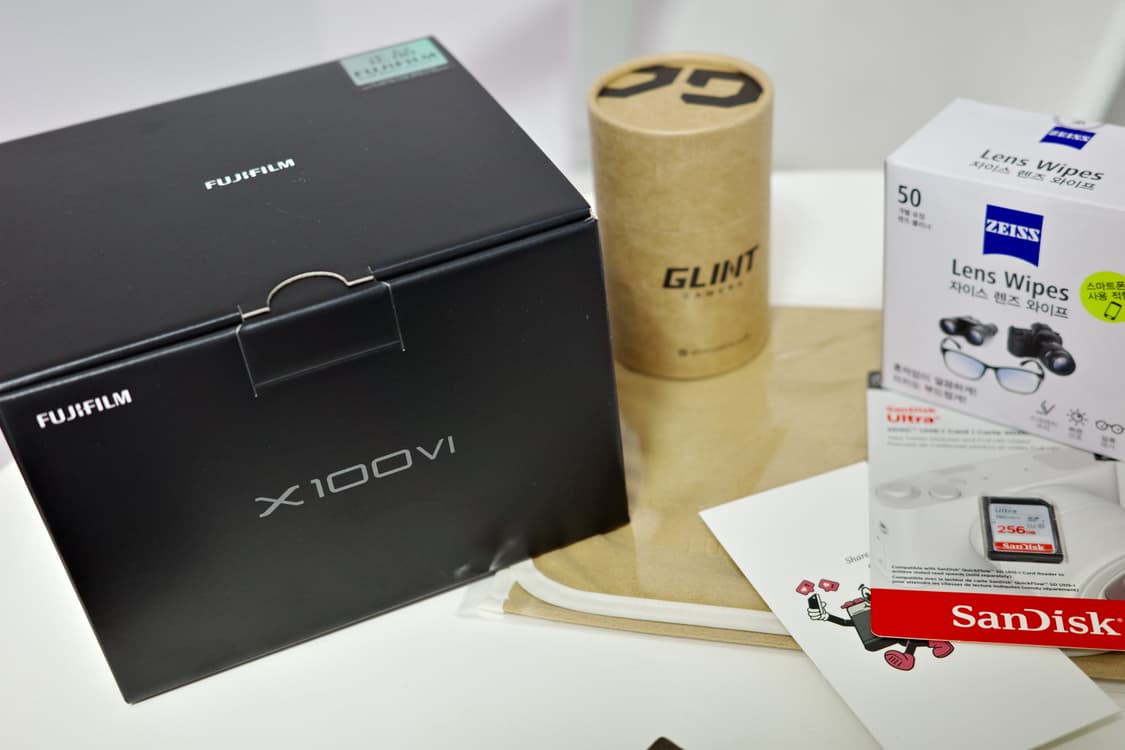 미개봉신품 후지필름 X100VI 실버 +샌디스크 256G 상품이미지1