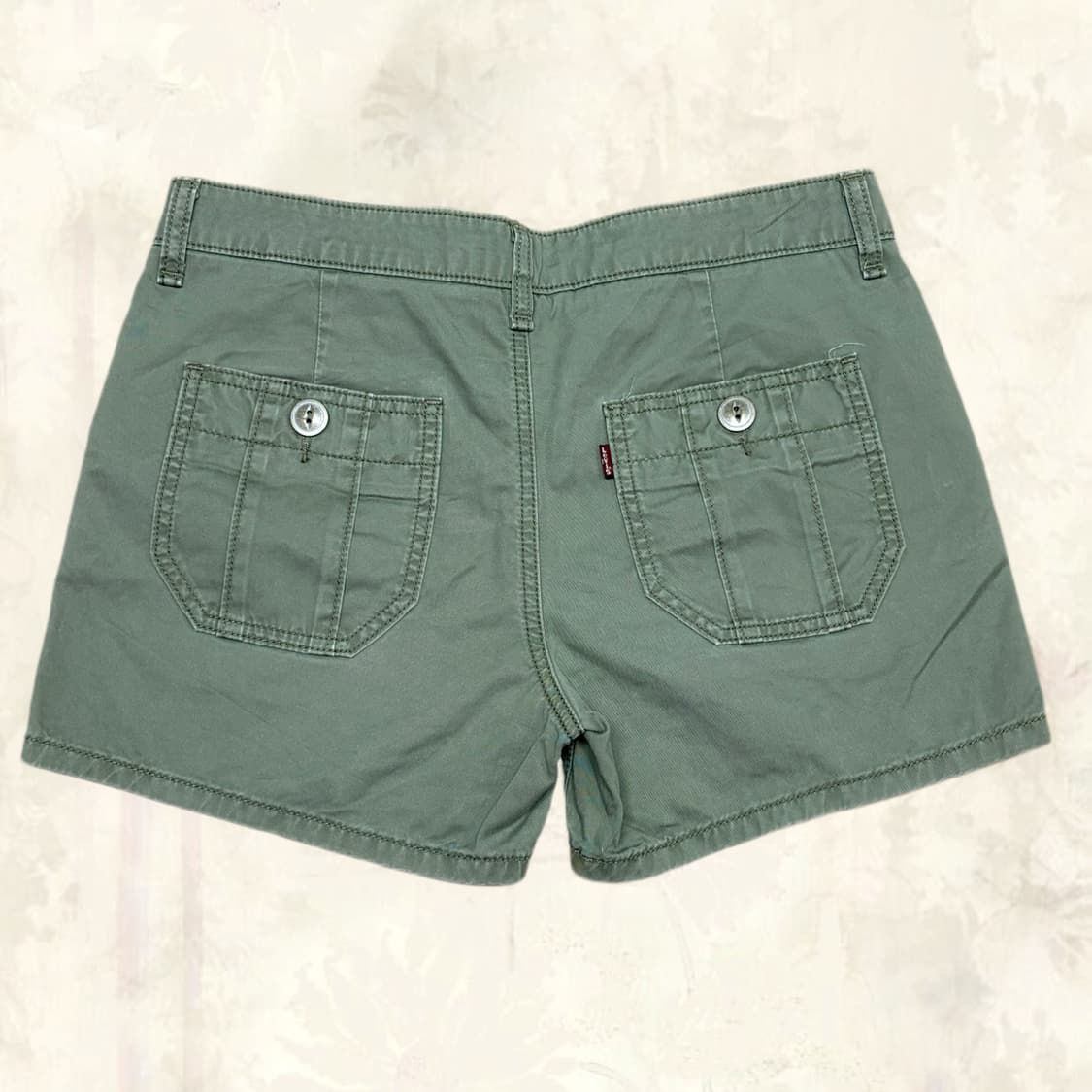 Levi’s 리바이스 일본 한정판 연한 카키 데님 반바지 상품이미지2