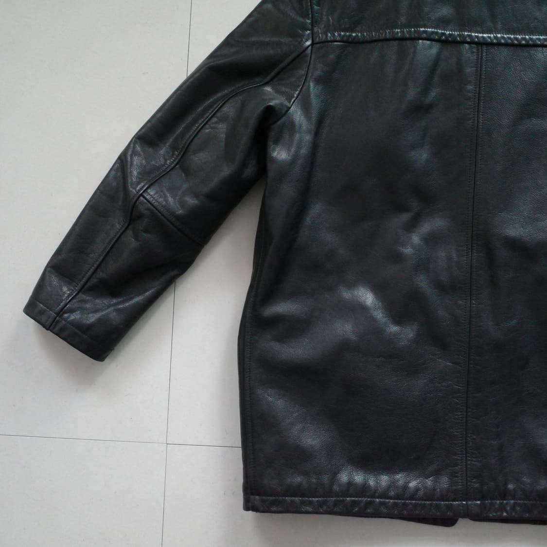90s 리바이스 렌치 웨스턴 리얼 레더 자켓 M 상품이미지7