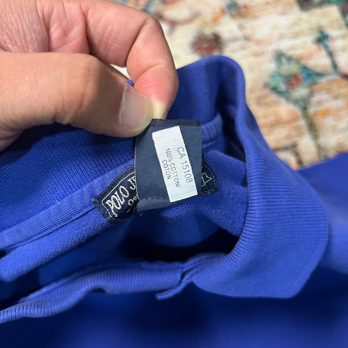 [XL] 폴로 진컴퍼니 성조기 로고 카라 반팔  상품이미지4